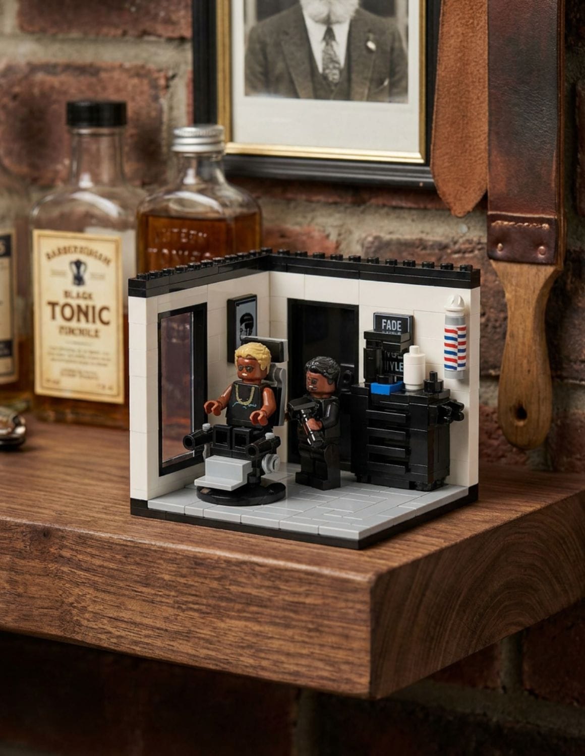 JBS Barbershop Klemmbaustein-Set – Baue deinen eigenen Barbershop | Sammel-Edition