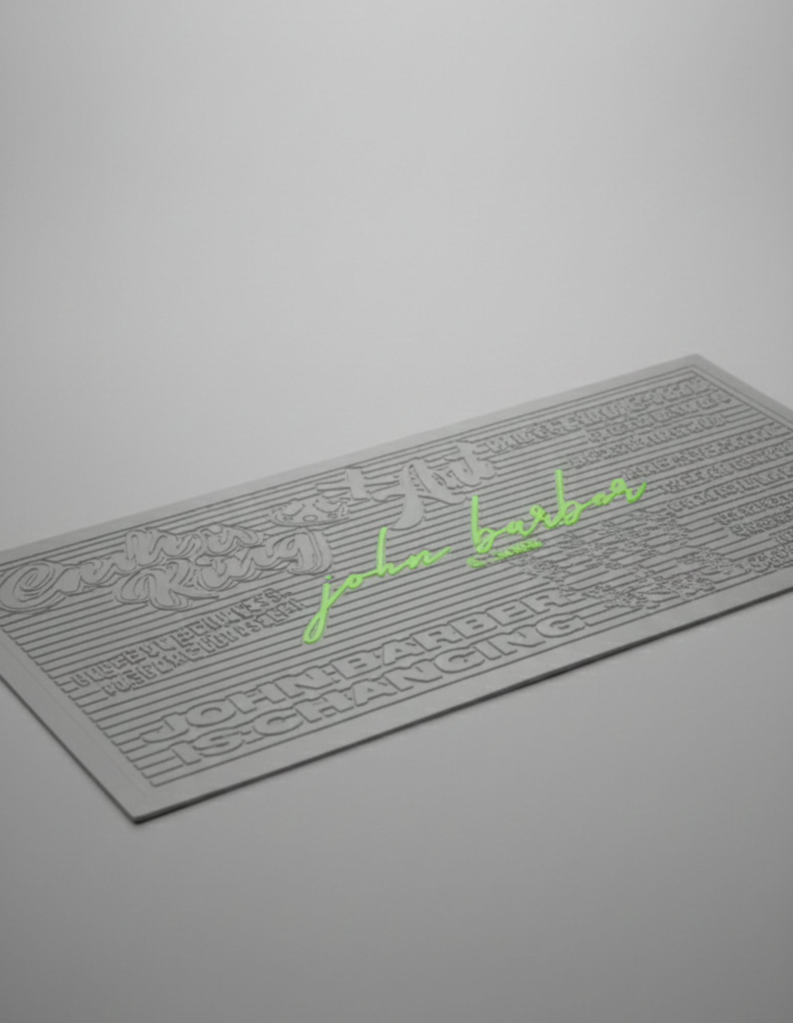 Station mat kapper siliconen mat