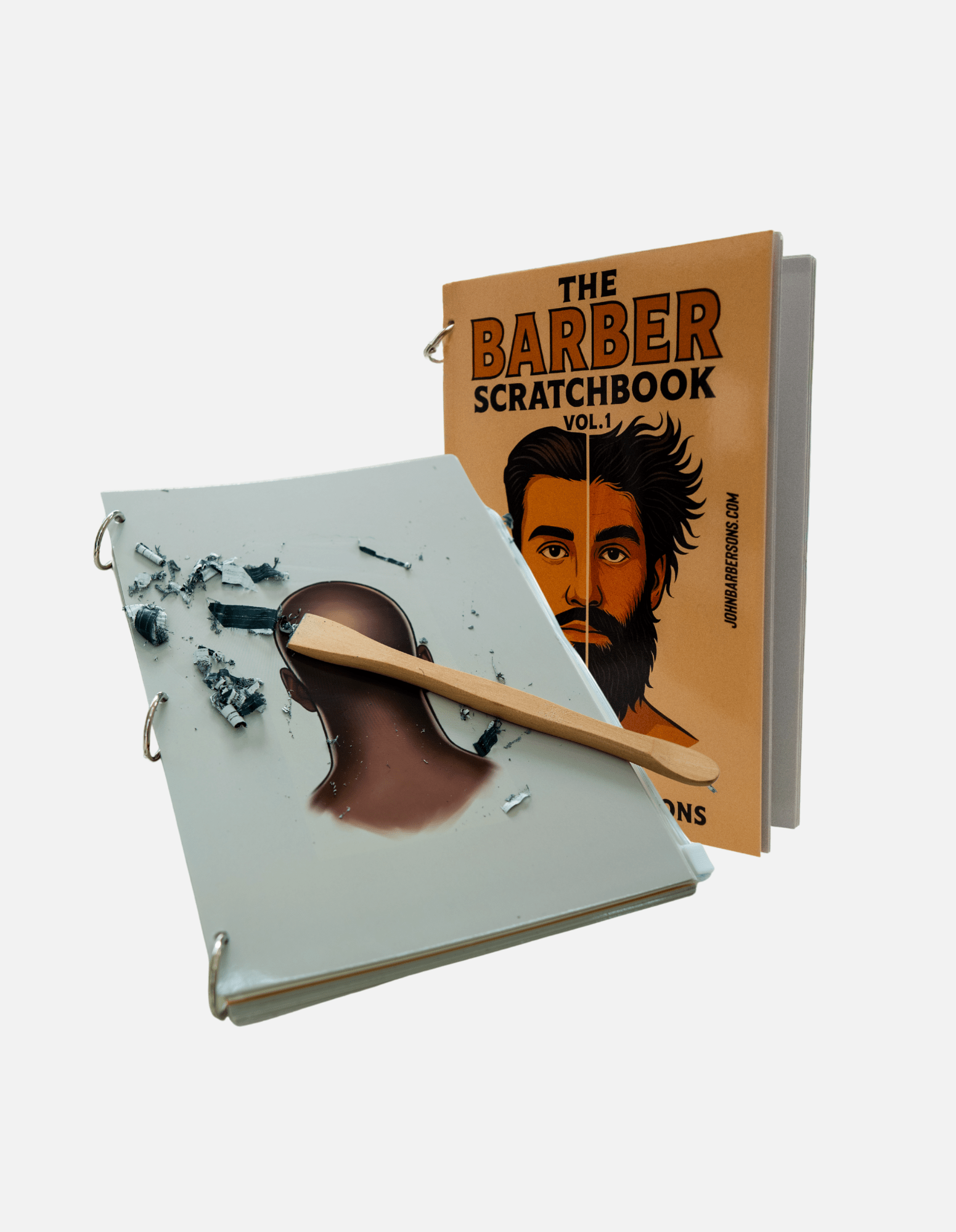 The Barber Scratchbook Vol. 1 Barbiere Parrucchiere Bambini "Libro da Grattare" – Libro Interattivo per Imparare, Rilassarsi & Divertirsi