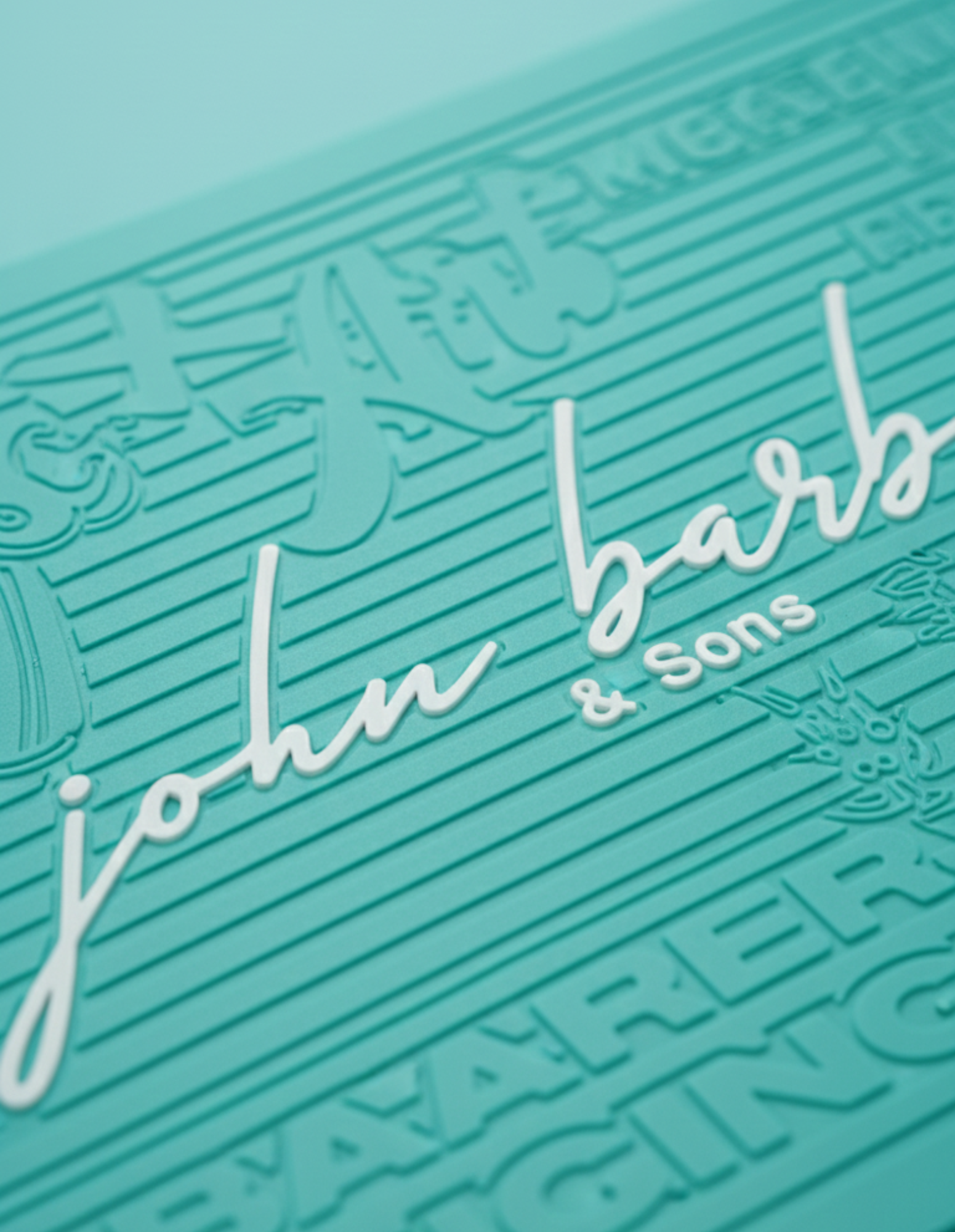 Station mat barber silicone mat