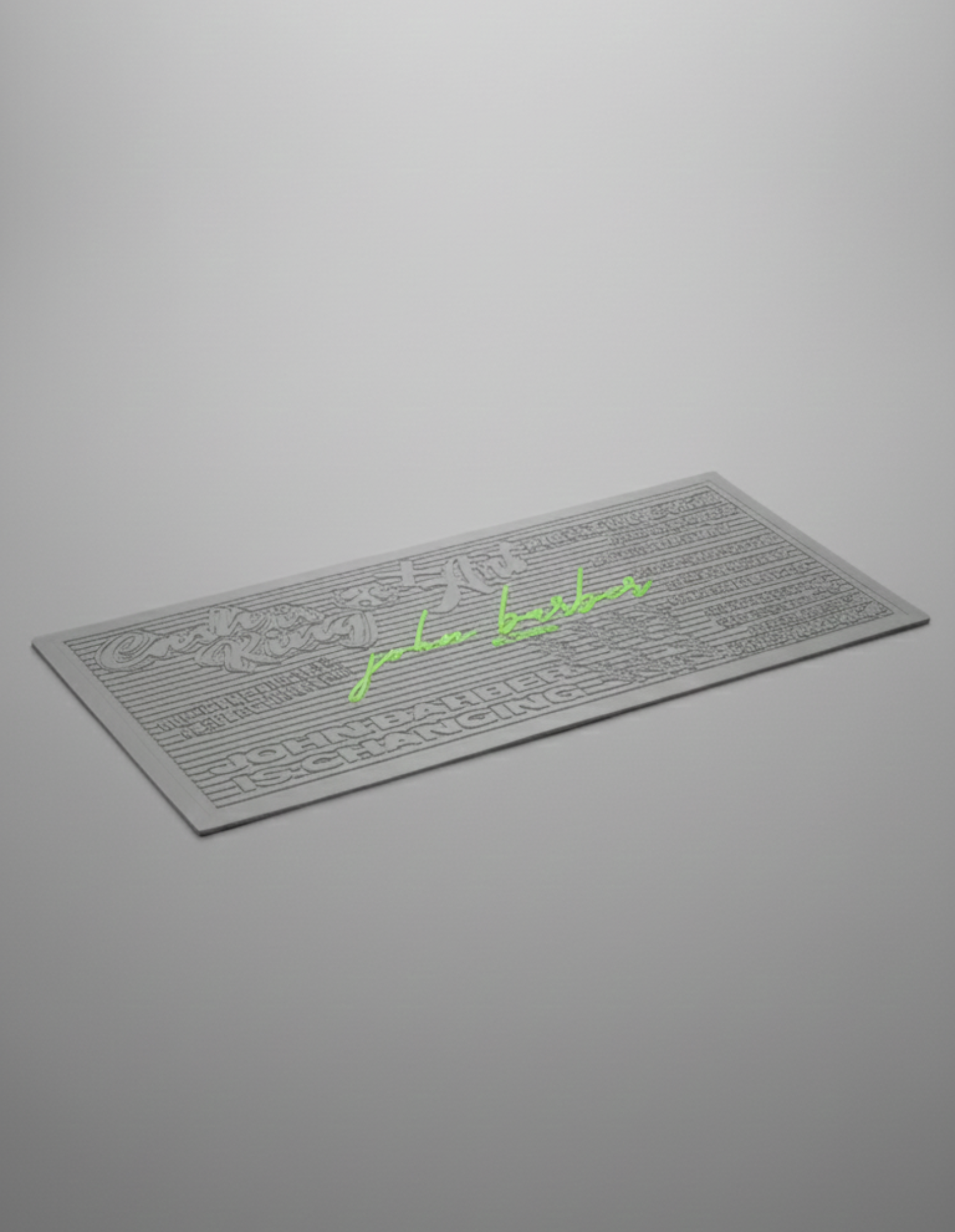 Station mat kapper siliconen mat