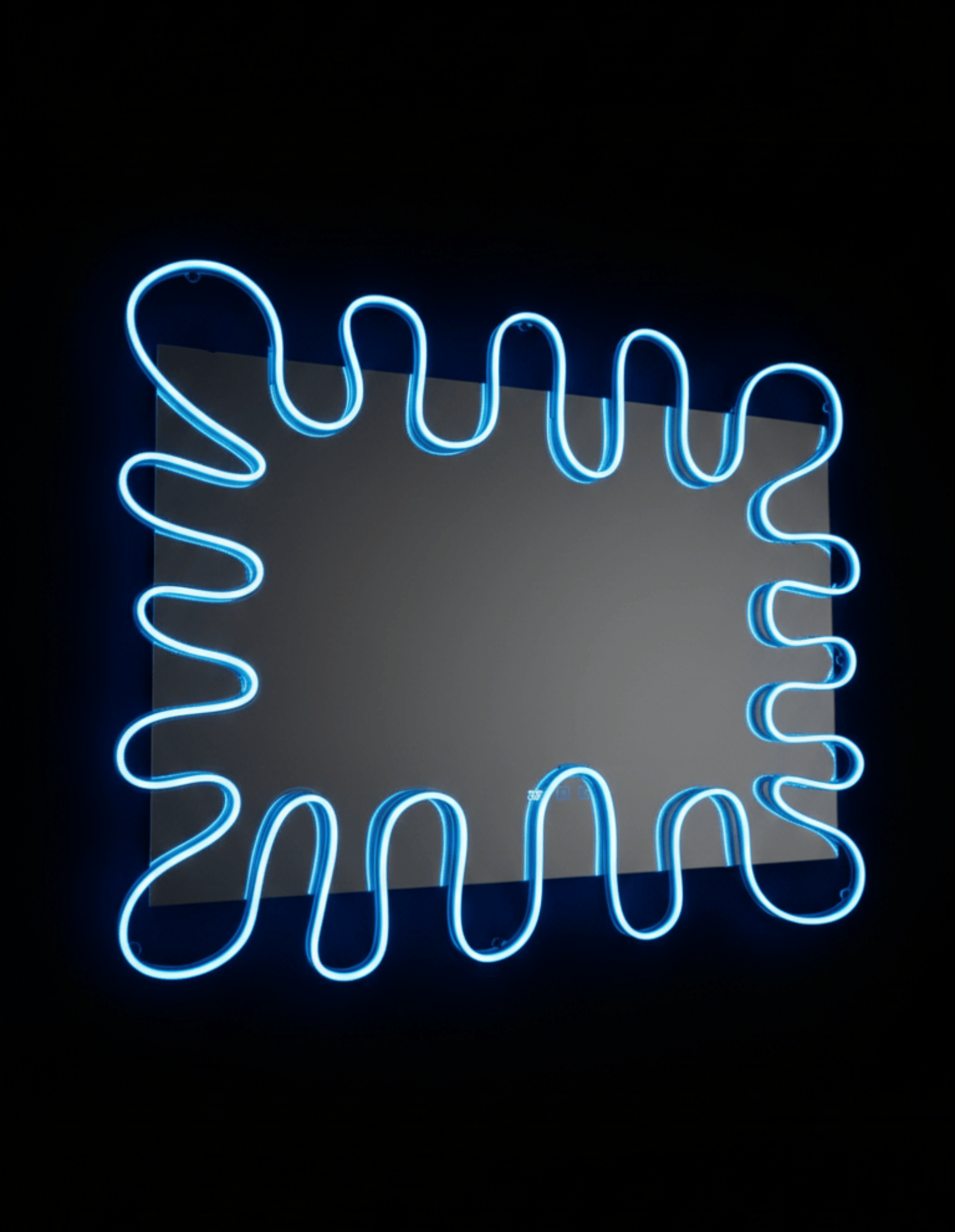 Neon Splash Spiegelrahmen – Barber Spiegel für Barbershops und Friseursalons.