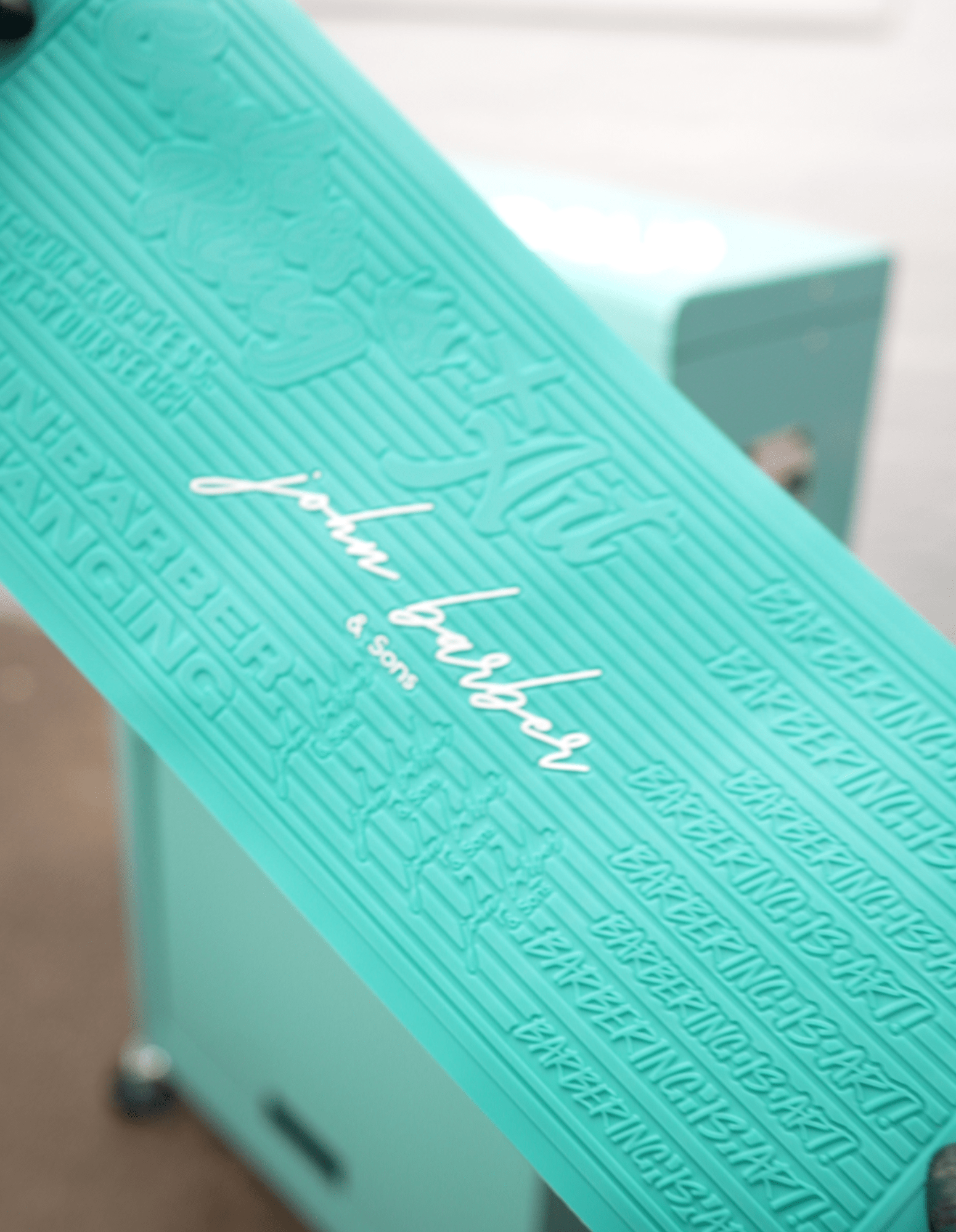 Silikonmatten Set voor Barber en Kapper Trolley Werkplek