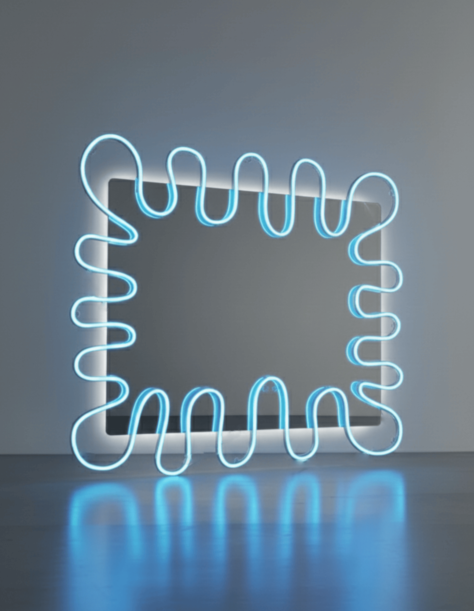 Neon Splash Spiegelrahmen – Barber Spiegel für Barbershops und Friseursalons.