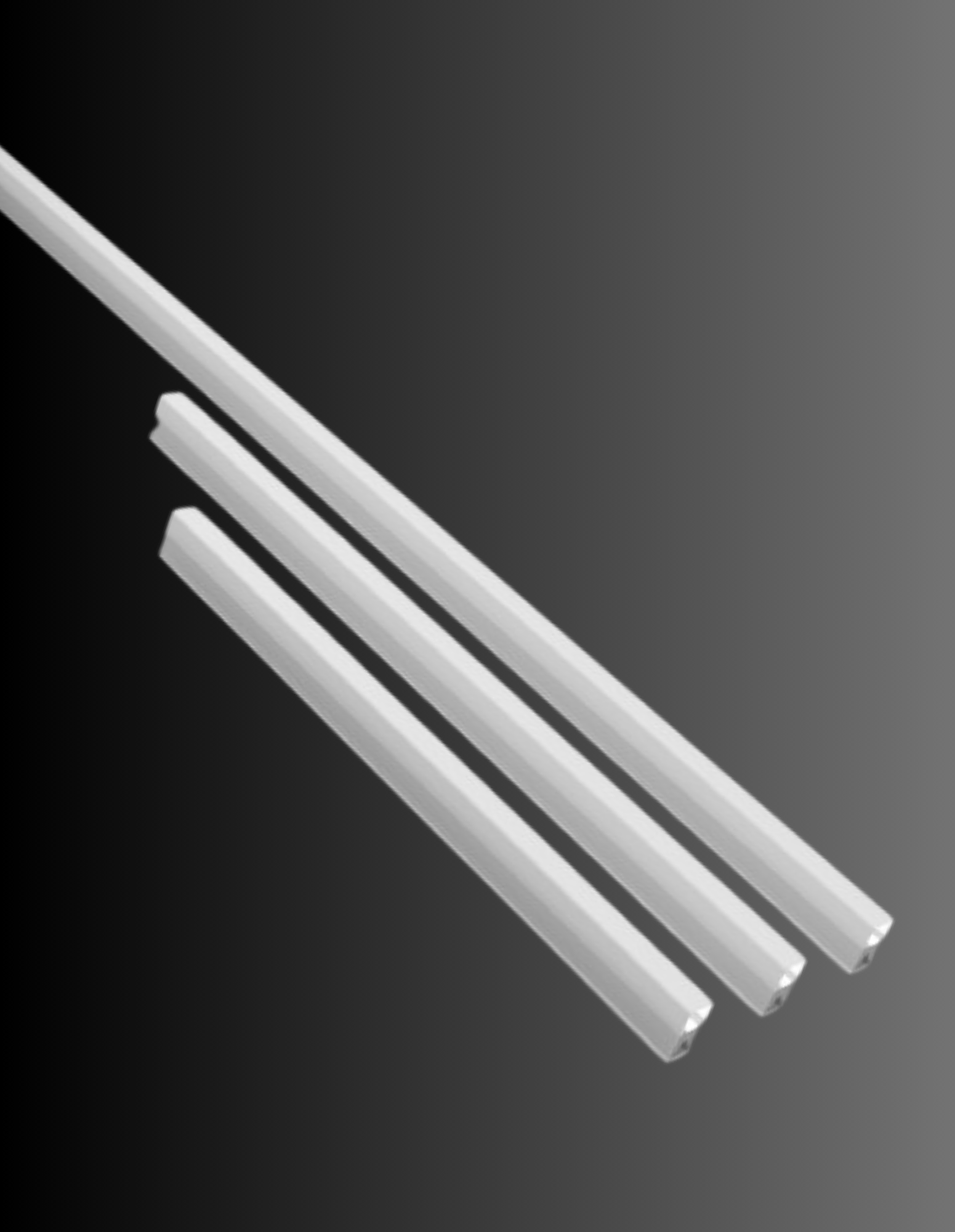 LED Aluminiumröhren 6500K