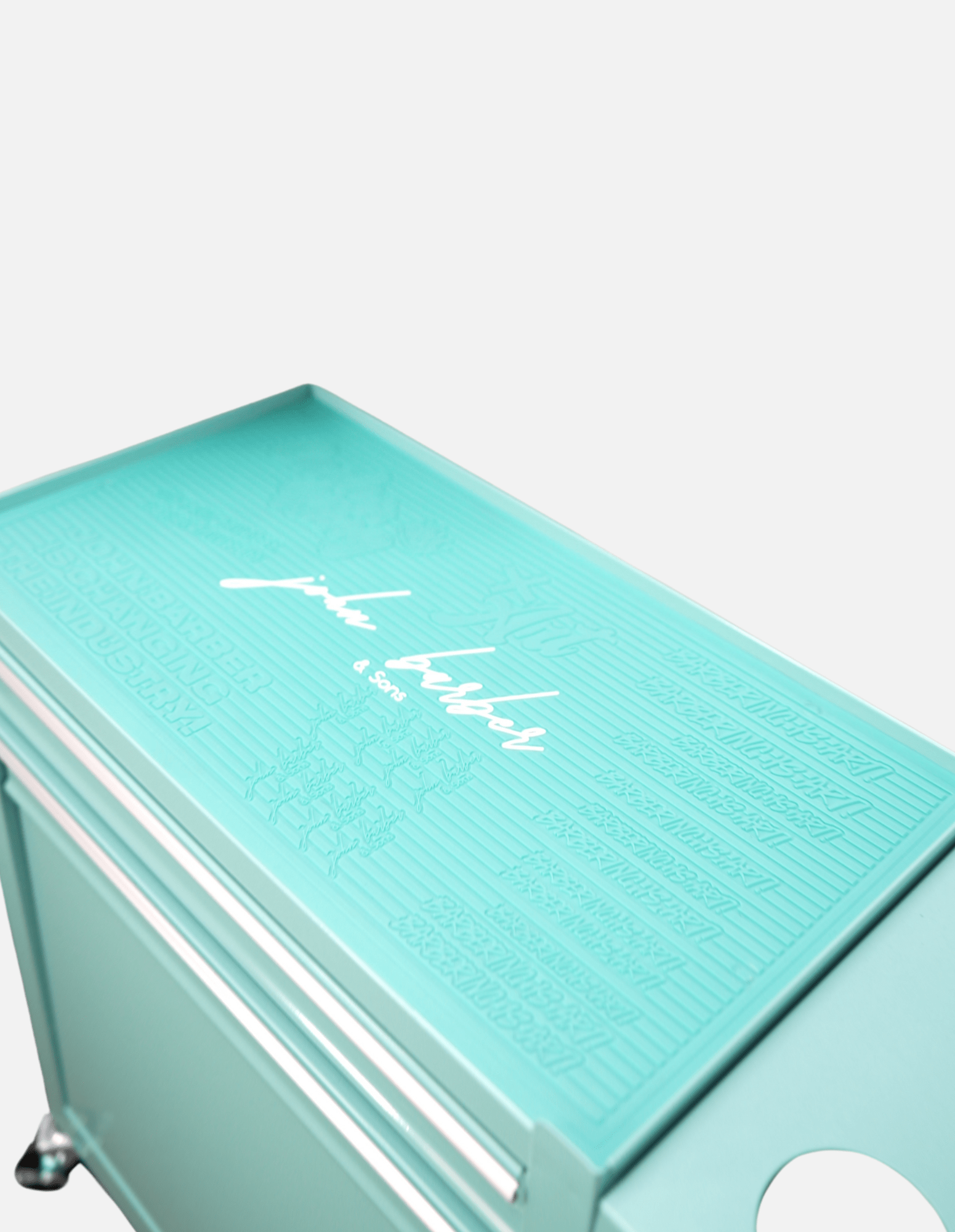 Silikonmatten Set voor Barber en Kapper Trolley Werkplek