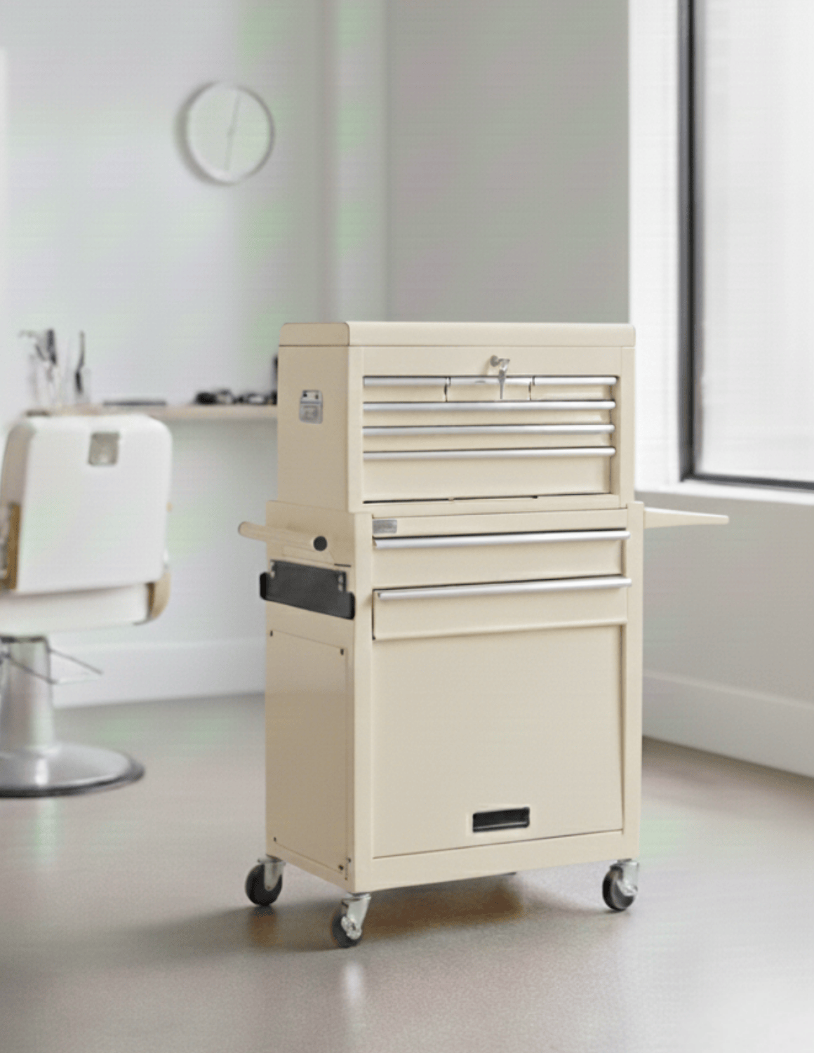 BARBER TROLLEY PRO ROLLWAGEN N VERSCHIEDENEN FARBEN – UV-STERILISATION Friseurwagen