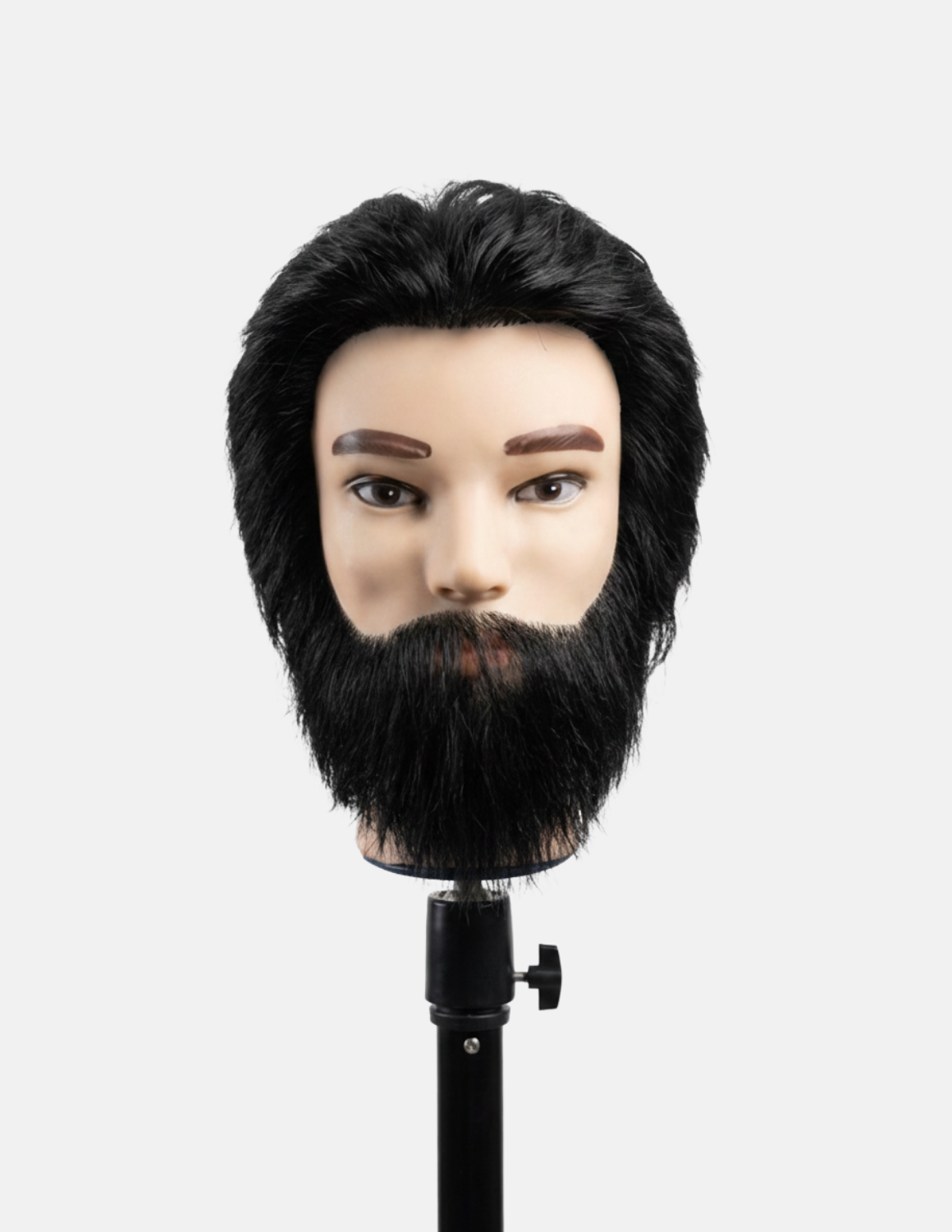 MULTI USE Barber Herren Friseur Übungskopf Kopf Bart Haare die nachwachsen Mannequin mehrmals verwendbar