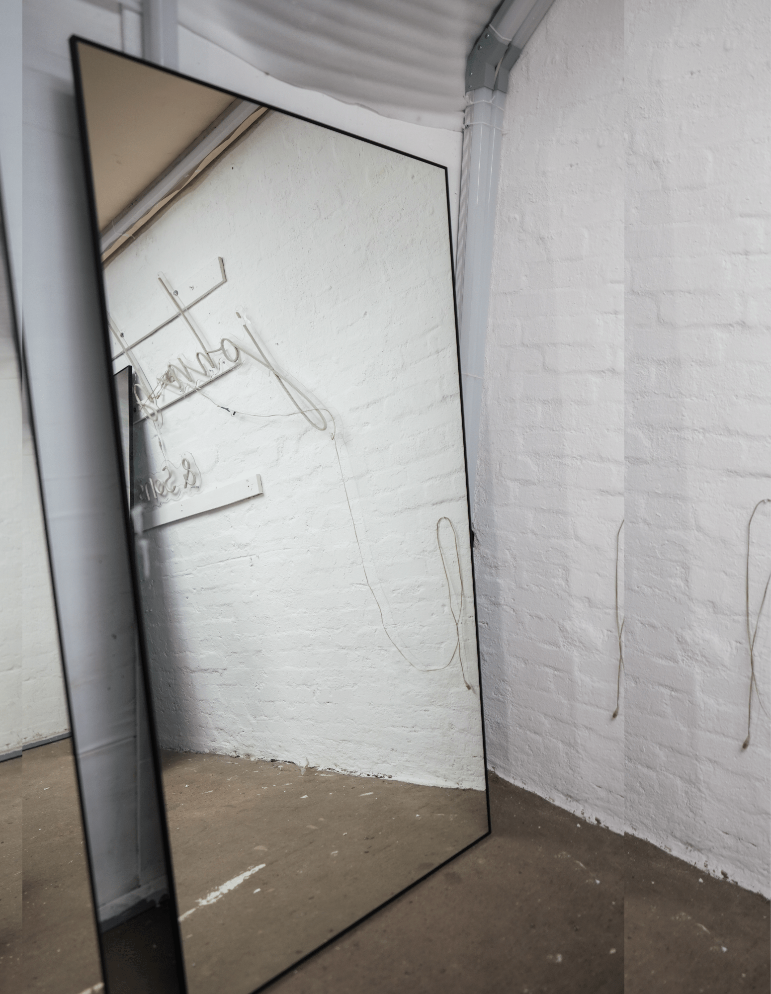 Barber Spiegel LED 200x120 cm für Barbershop und Friseursalon