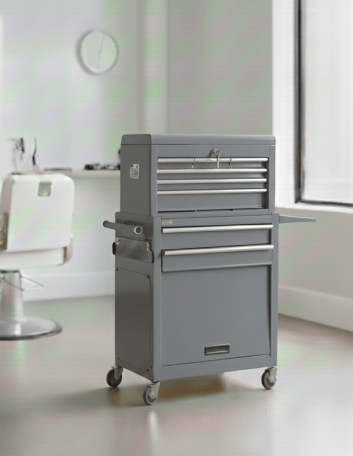 BARBER TROLLEY PRO ROLLWAGEN N VERSCHIEDENEN FARBEN – UV-STERILISATION Friseurwagen