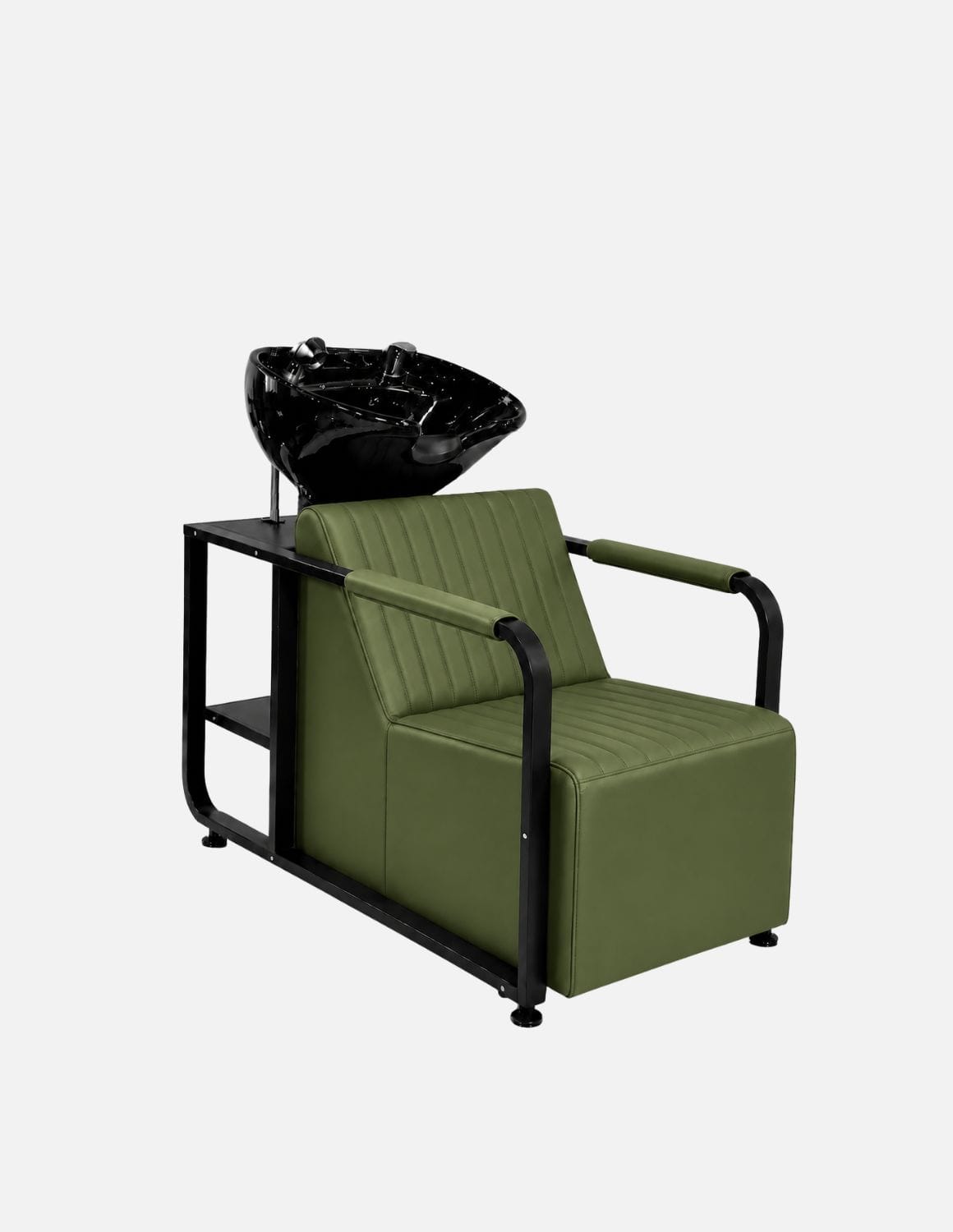The 45 Shampoo Backwash Unit for Hair Salons & Barbershops – Custom Leather Upholstery, Ceramic Basin & Logo Option