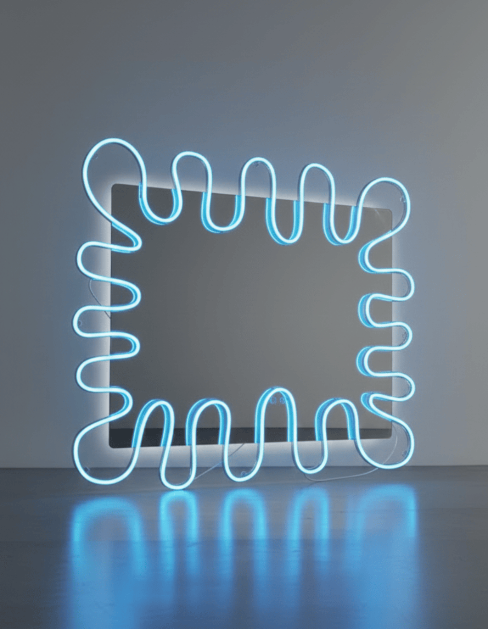 Neon Splash Spiegelrahmen – Barber Spiegel für Barbershops und Friseursalons.