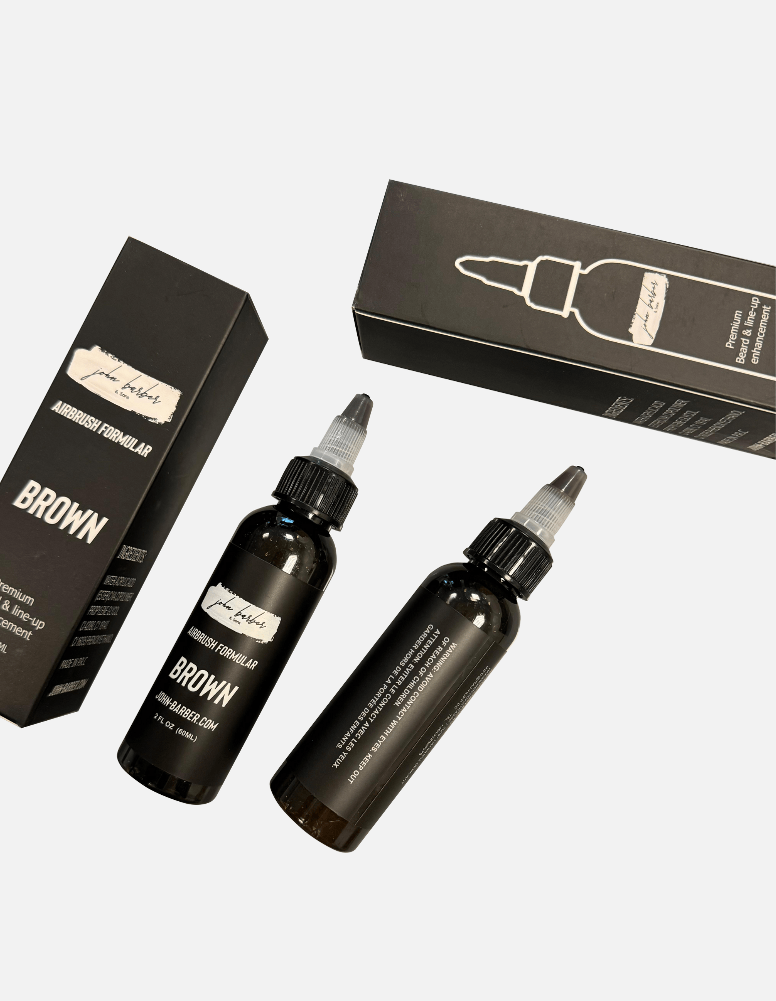 Airbrush Line-Up sprej za poboljšanje boje, privremena boja za kosu, smeđa i crna 60 ml