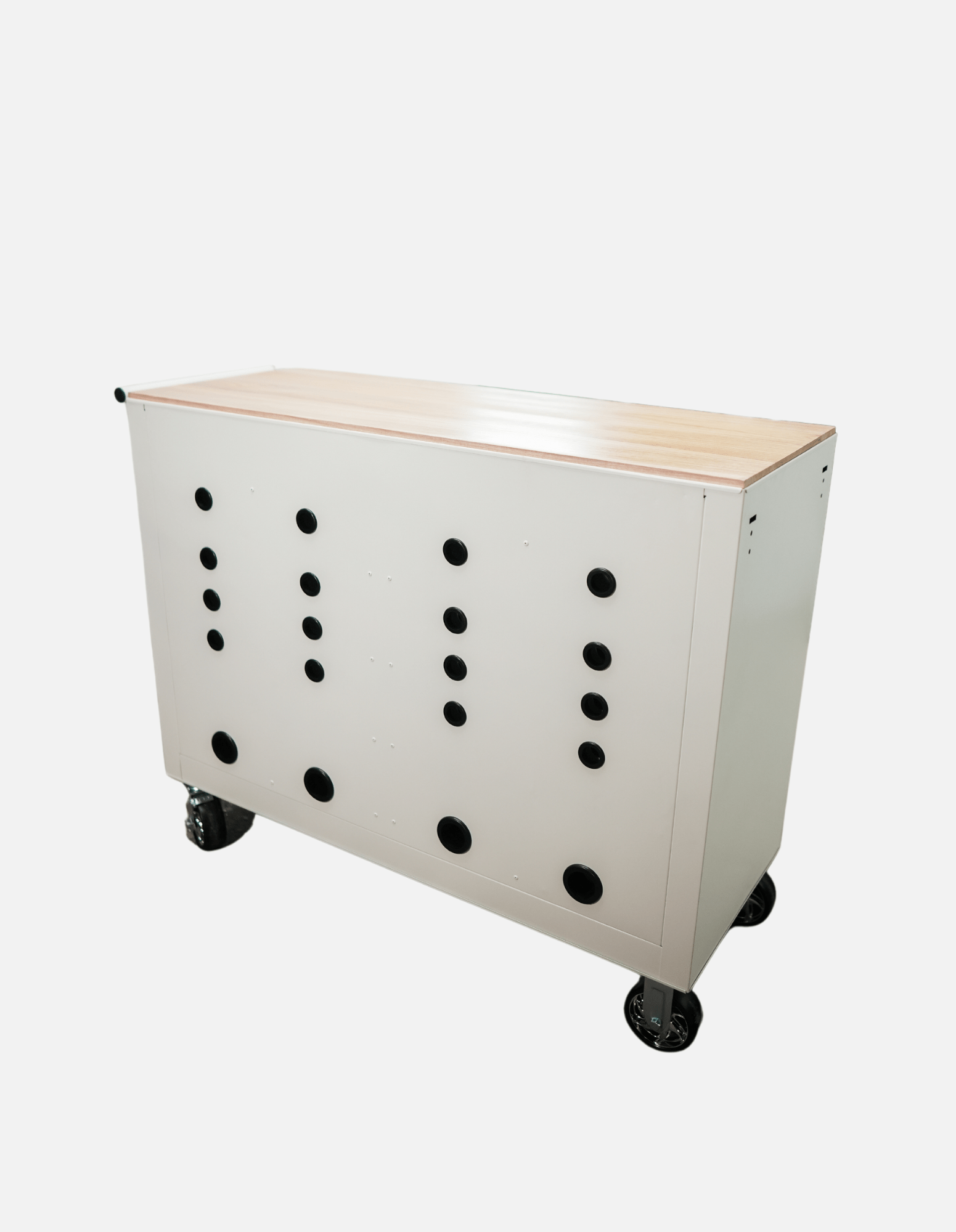 BARBER ROLLWAGEN PRO XL - UV STERILIZÁLÁS - FA MUNKALAP - BEÉPÍTETT KONNEKTOR