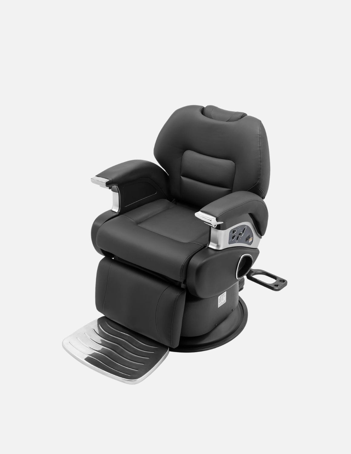 JBS e-Prestige 1.0 Schwarz — Vollelektrischer Barberstuhl & Friseurstuhl mit elektrischer Höhenverstellung, elektrischer Neigung & Memory-Funktion | Premium-Stuhl für Barbershop, Friseursalon & Studio