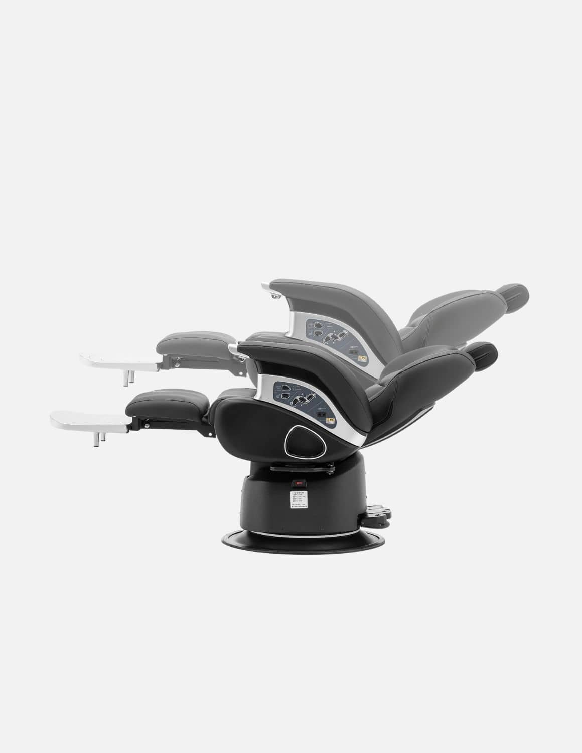 JBS e-Prestige 1.0 Schwarz — Vollelektrischer Barberstuhl & Friseurstuhl mit elektrischer Höhenverstellung, elektrischer Neigung & Memory-Funktion | Premium-Stuhl für Barbershop, Friseursalon & Studio