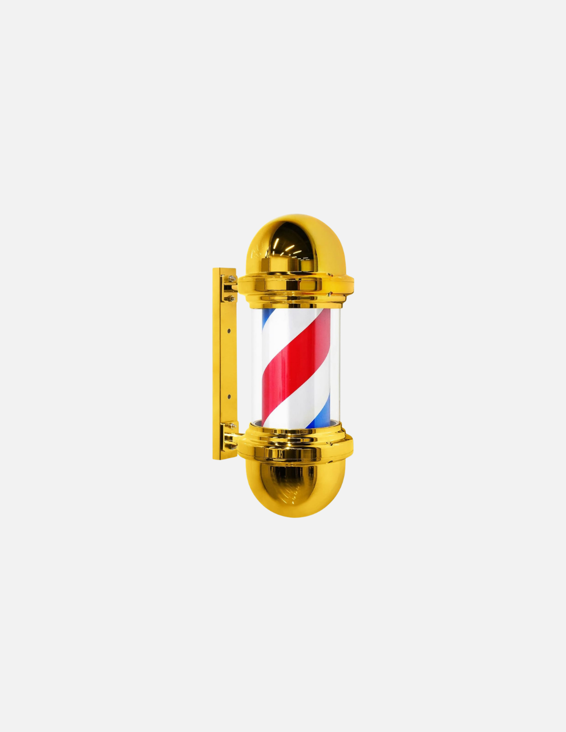 Customizable rotating barber pole for barbershop exterior signage 💈