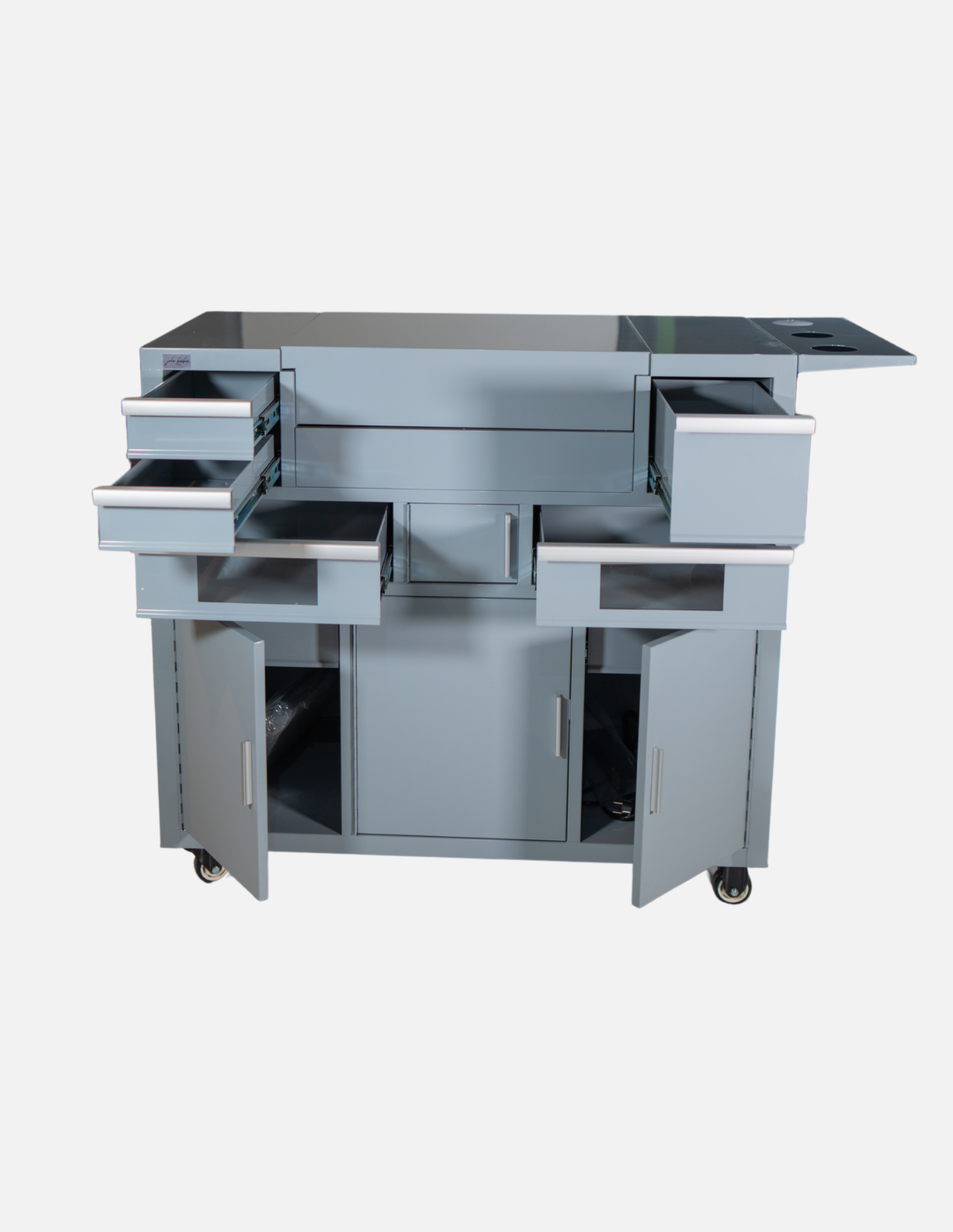 Friseur Arbeitsstation Evolution mit LED Spiegel