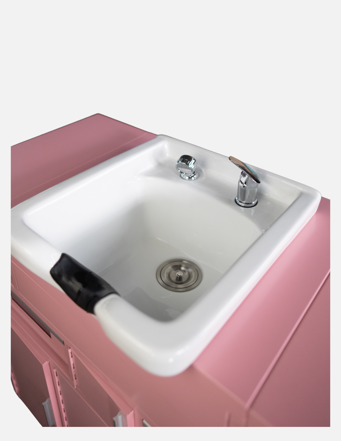 Friseur Arbeitsstation Evolution mit LED Spiegel