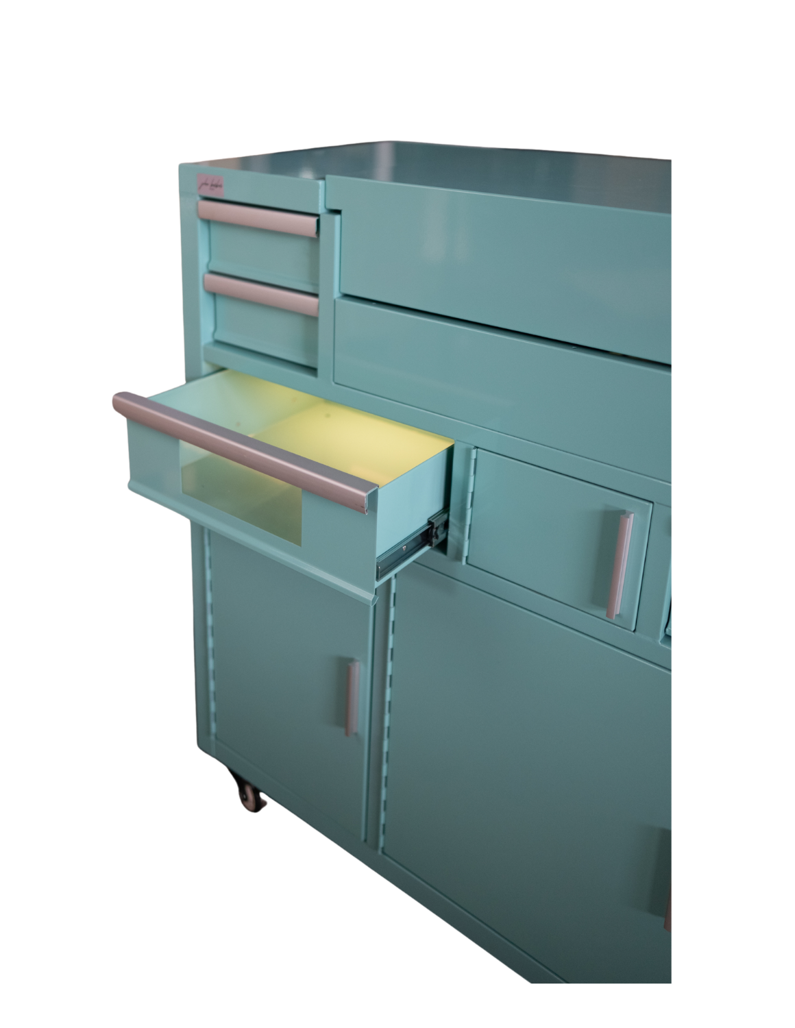 Friseur Arbeitsstation Evolution mit LED Spiegel