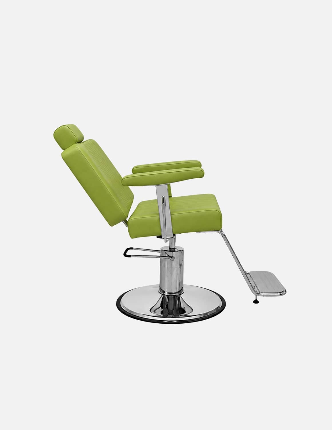 The Wire Unisex Barber & Hairdressing Chair in Leaf Green