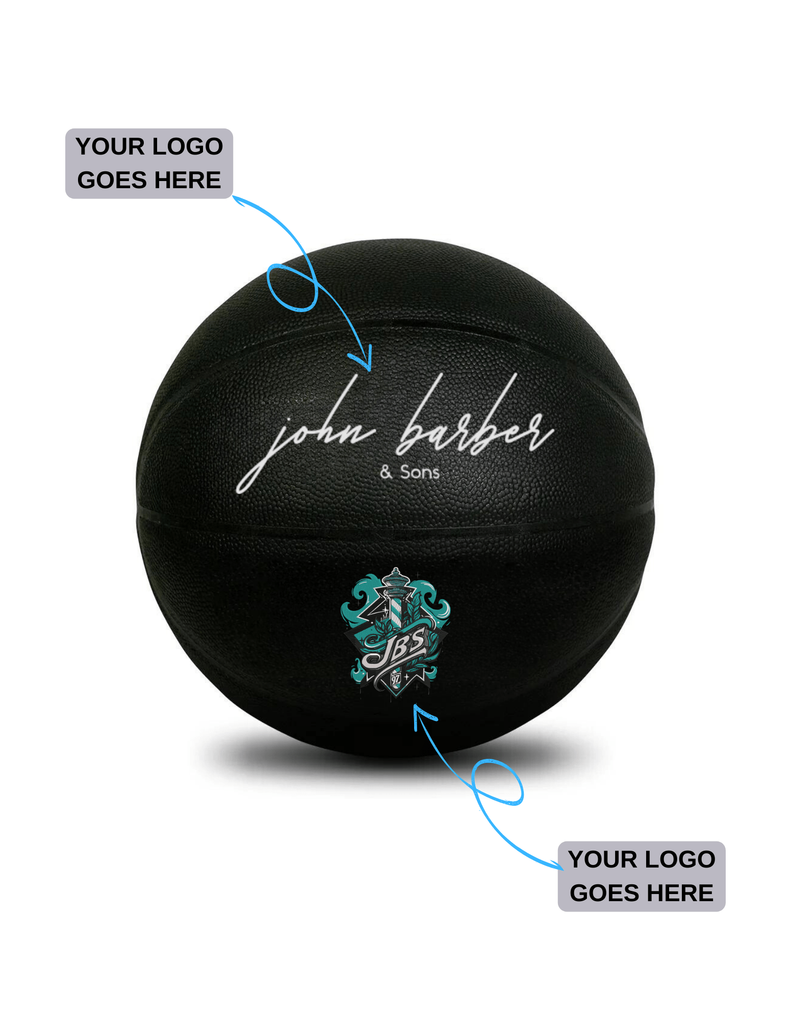 Personalisierter Basketball mit Logo – Custom Signature Basketball