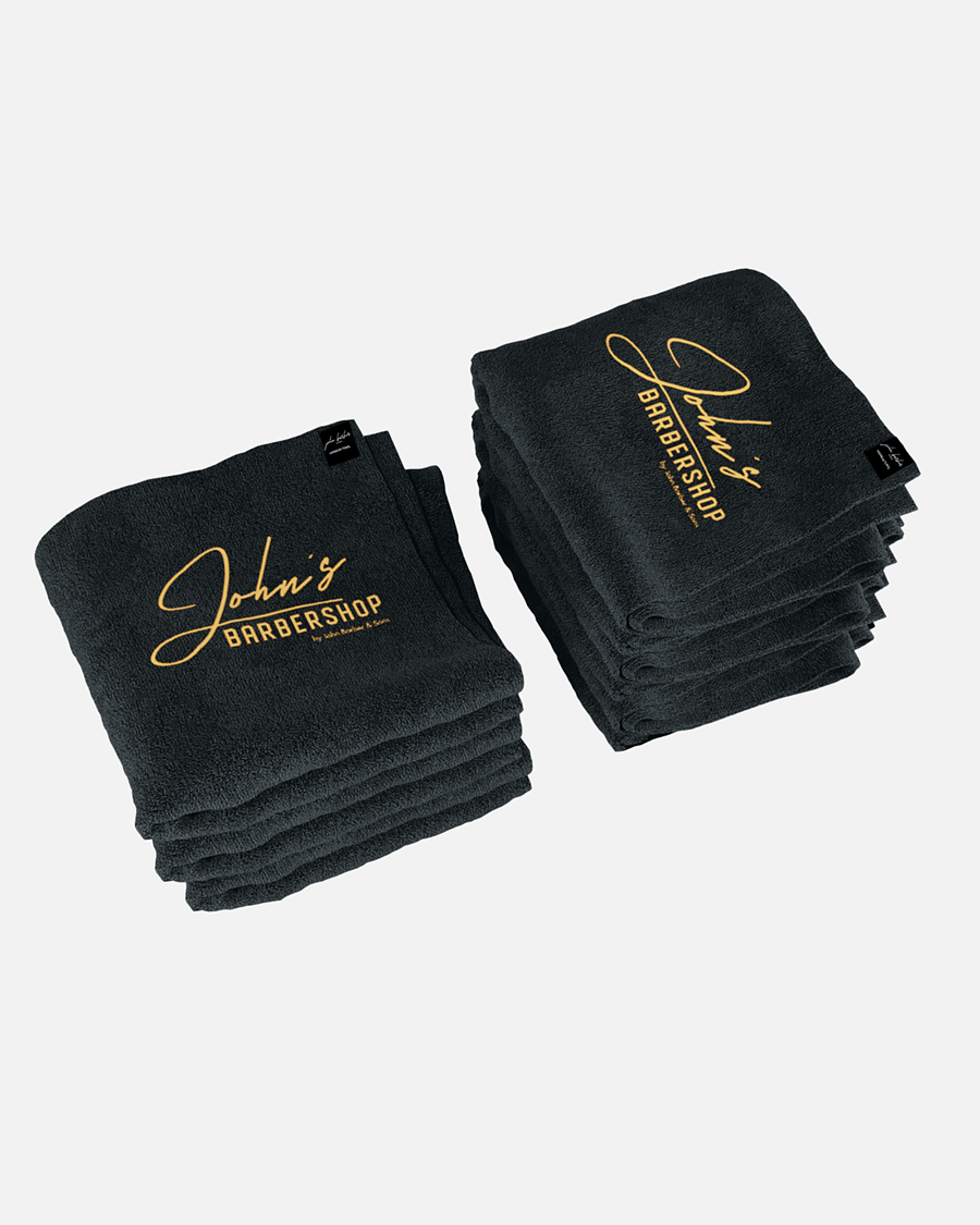 johnbarbersons Handtücher mit deinem Logo