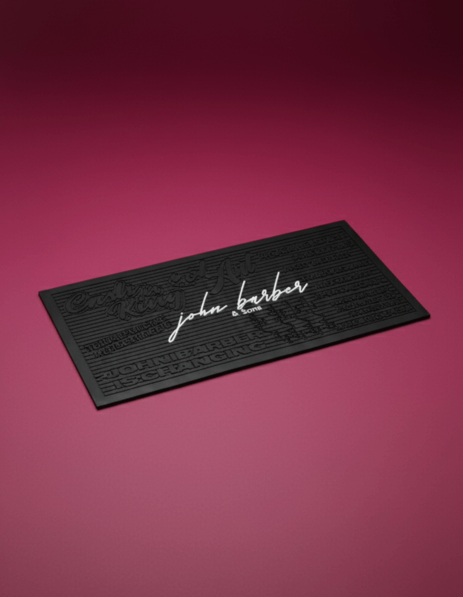 Stationsmatte Barber Silikon Matte