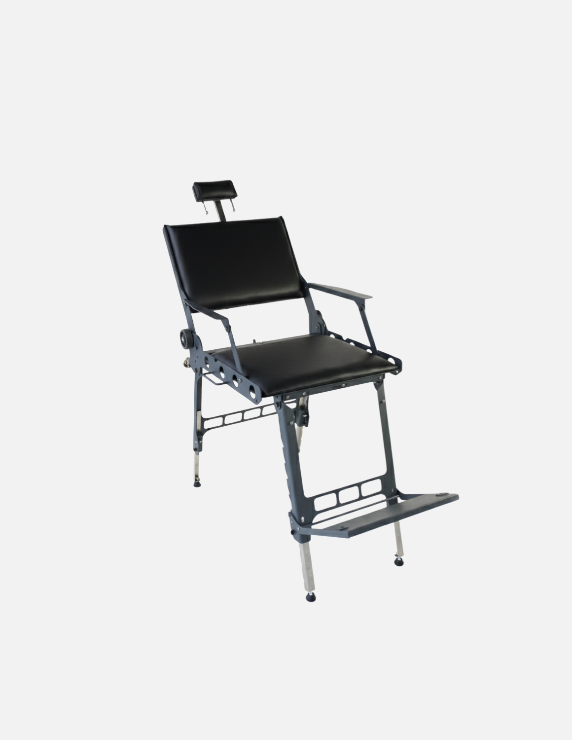 JBS Move 1.0 mobile and foldable barber chair for barbershop, salon, and beauty use