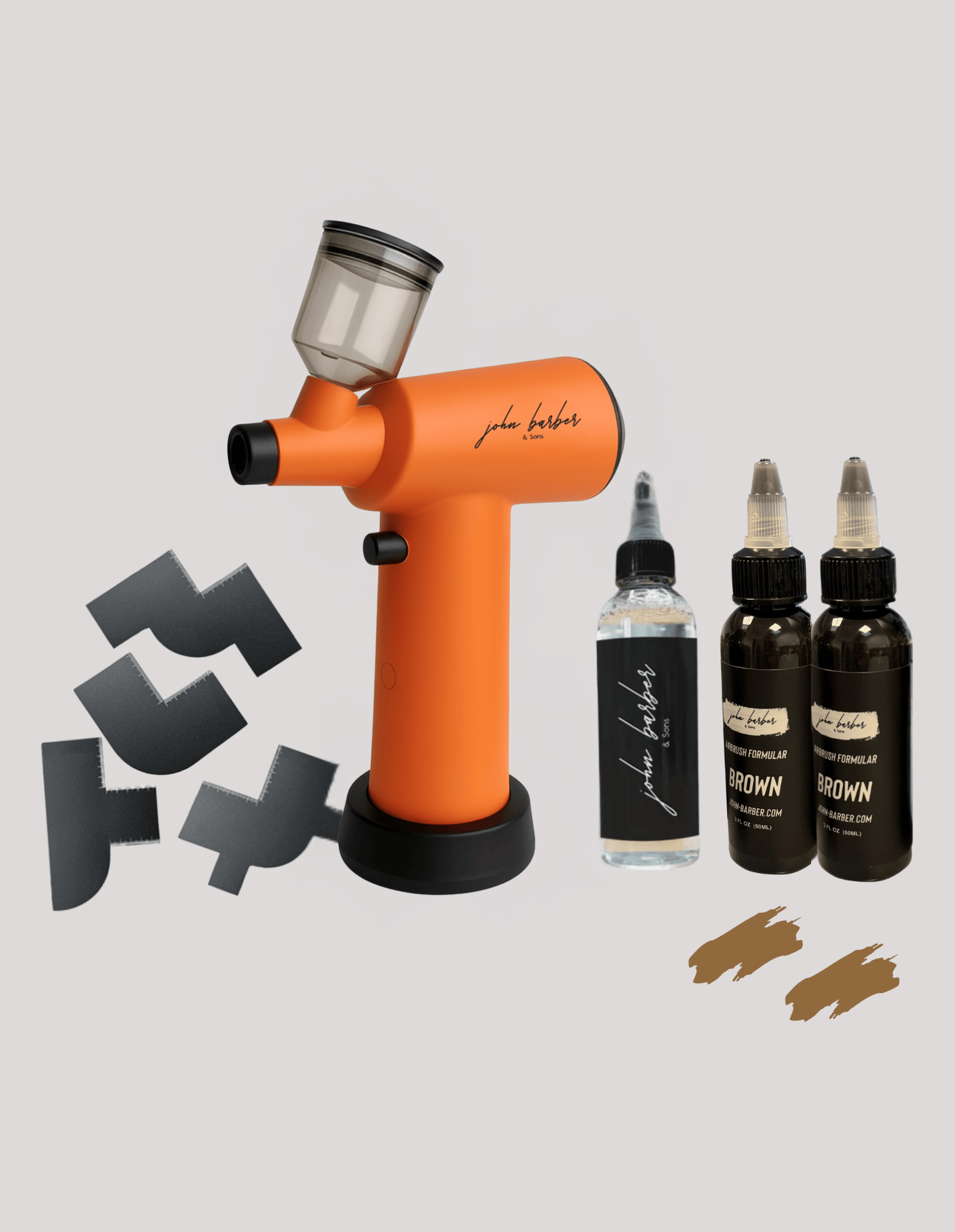Airbrush Set für Barbiere und Friseure – Präzisionswerkzeug für Line-Up und Fade