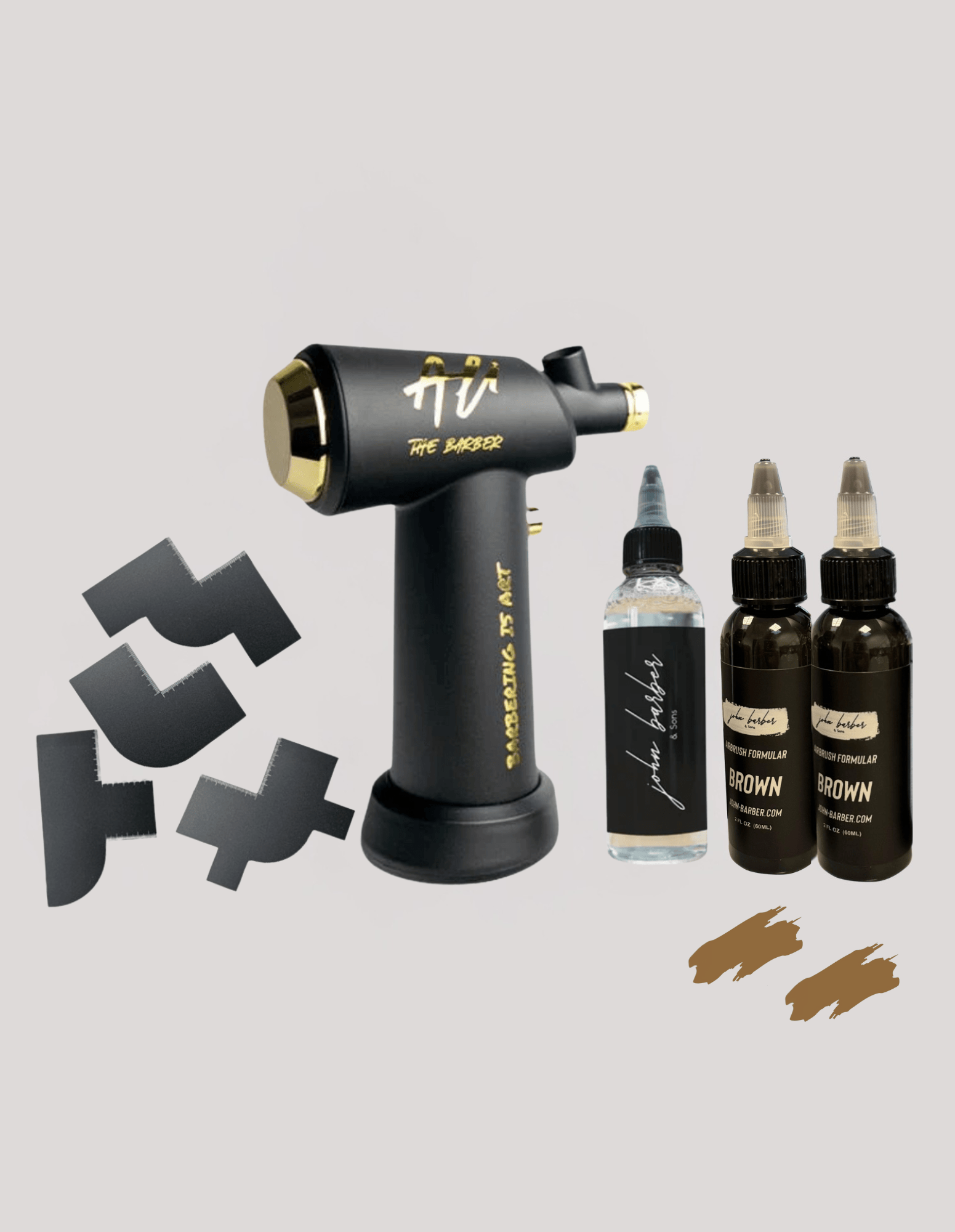 Airbrush Set für Barbiere und Friseure – Präzisionswerkzeug für Line-Up und Fade