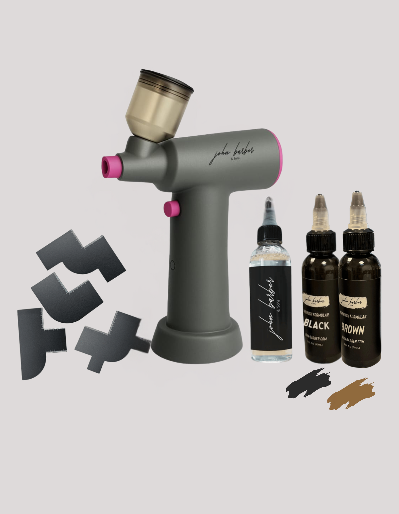 مجموعة إيربروش كاملة – أداة دقيقة للحلاقين ومصففي الشعر