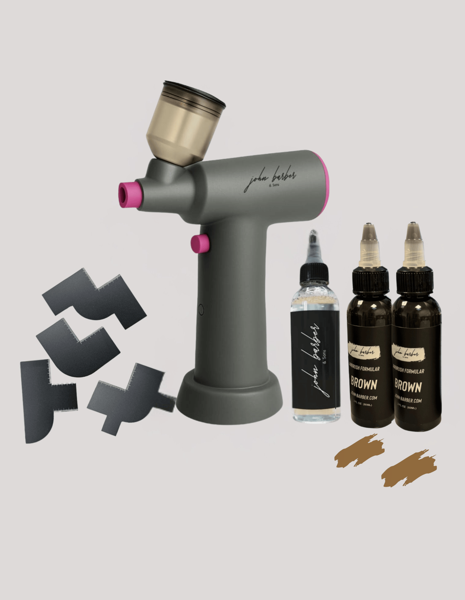 Airbrush Set für Barbiere und Friseure – Präzisionswerkzeug für Line-Up und Fade