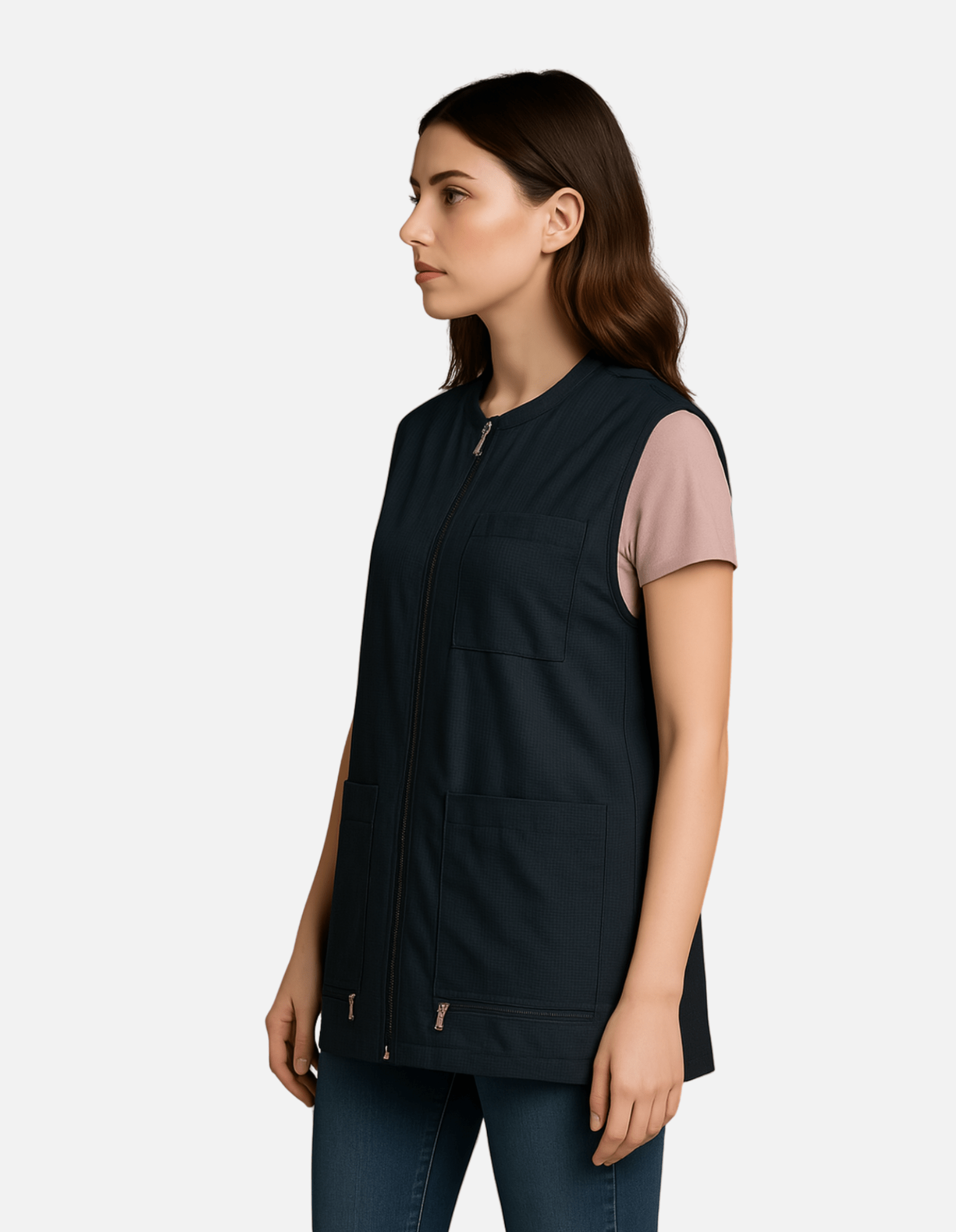 Lichtgewicht Bodywarmer voor Barbiers, Kappers, Salons en Studio’s – optioneel met jouw Logo