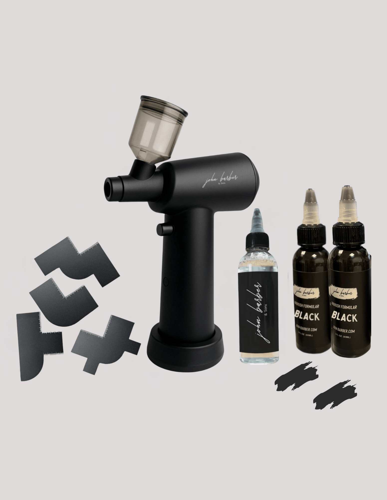 Airbrush Set für Barbiere und Friseure – Präzisionswerkzeug für Line-Up und Fade