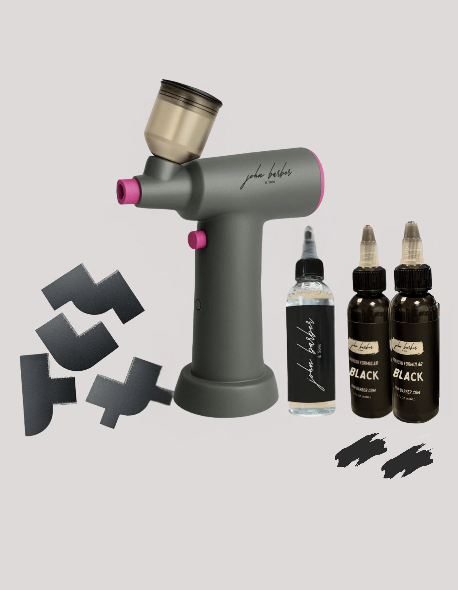 Airbrush Set für Barbiere und Friseure – Präzisionswerkzeug für Line-Up und Fade