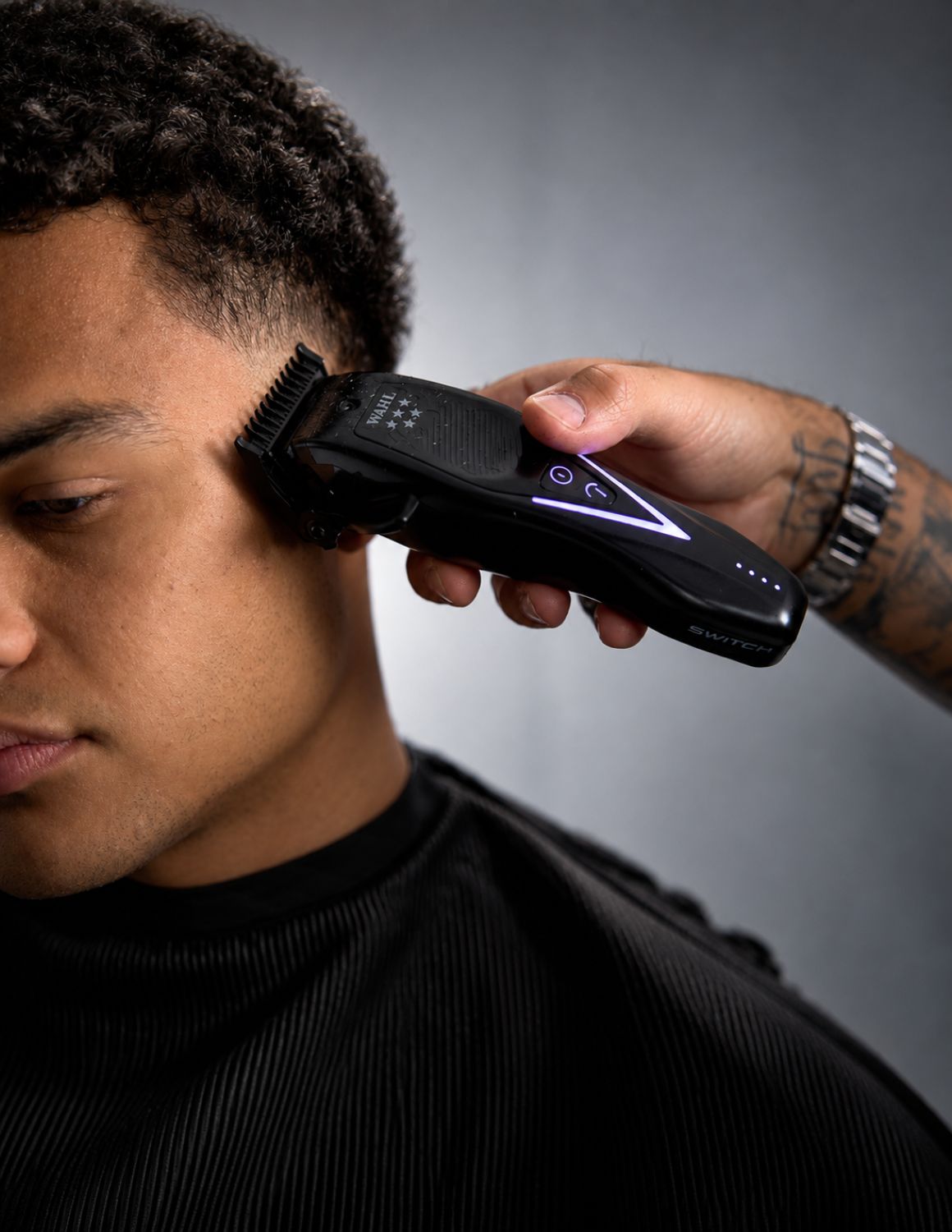 WAHL Vapor Switch bezdrôtový čierny strojček — čepeľ F32 Fadeout™ | Profesionálny akumulátorový strojček na vlasy
