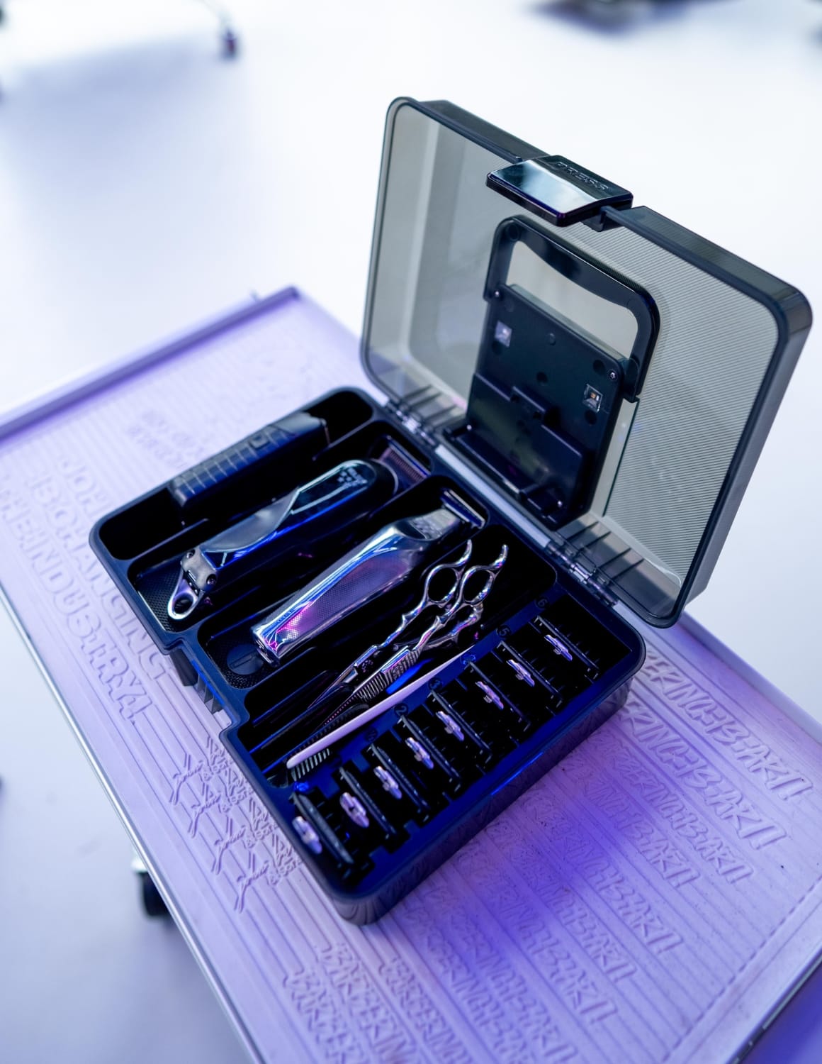 JBS UV ION Sanitizer Box with Built-In Battery — Disinfection Box for Barbers, Hairdressers & Beauty Professionals | UV Hygiene Box for Clippers, Hair Clippers, Scissors & Tools