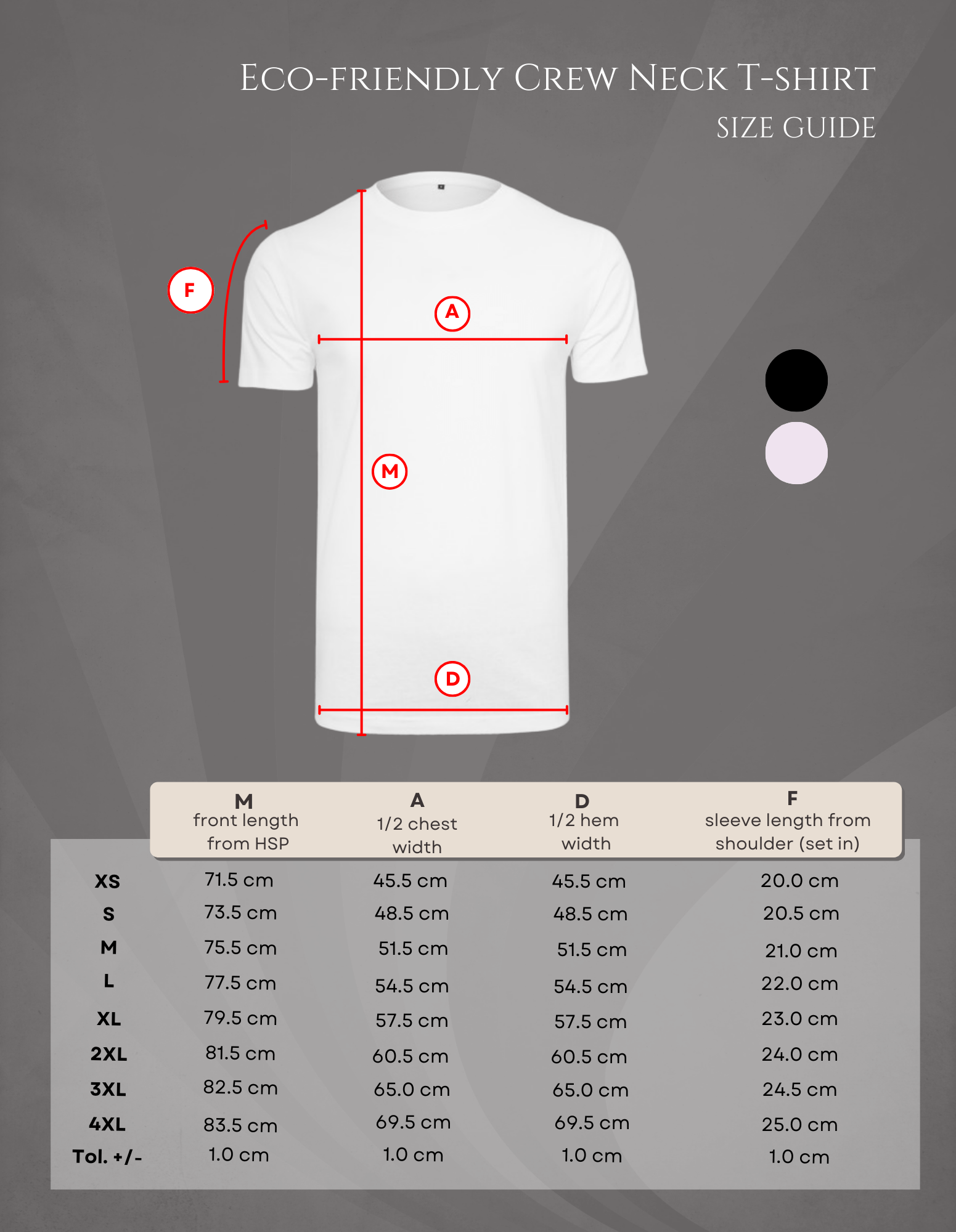 تي شيرت برقبة دائرية صديق للبيئة يحمل شعارك