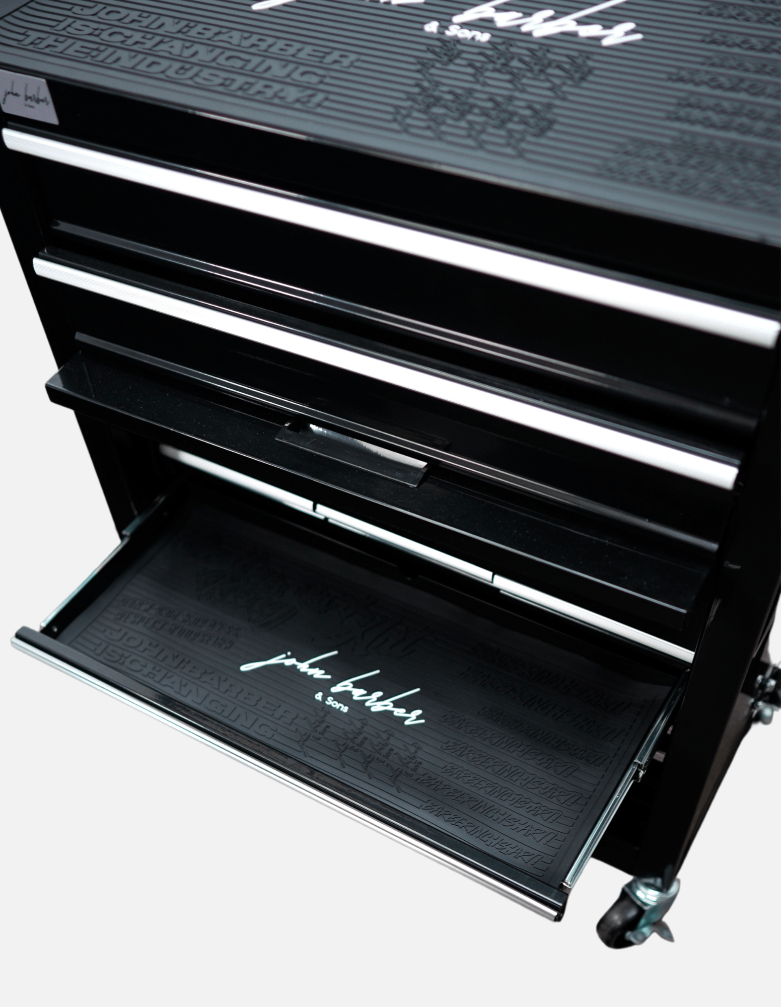 Silikonmatten Set voor Barber en Kapper Trolley Werkplek