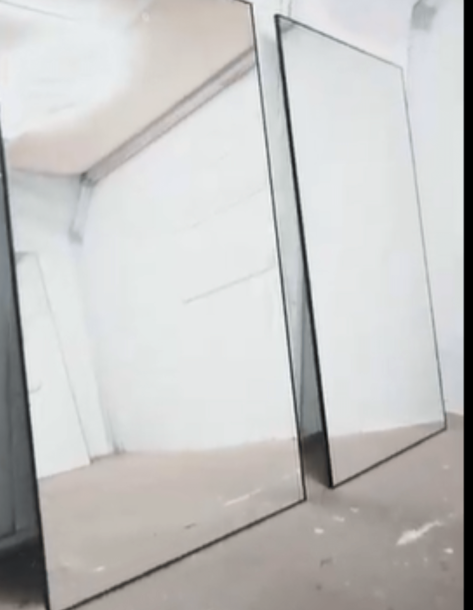 Barber Spiegel LED 200x120 cm für Barbershop und Friseursalon