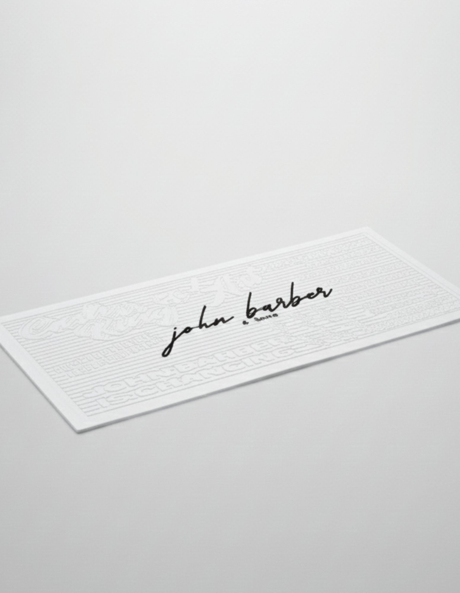 Stationsmatte Barber Silikon Matte