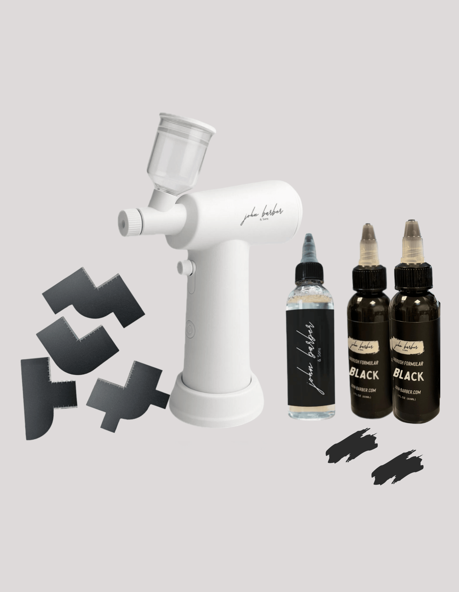 Airbrush Set für Barbiere und Friseure – Präzisionswerkzeug für Line-Up und Fade