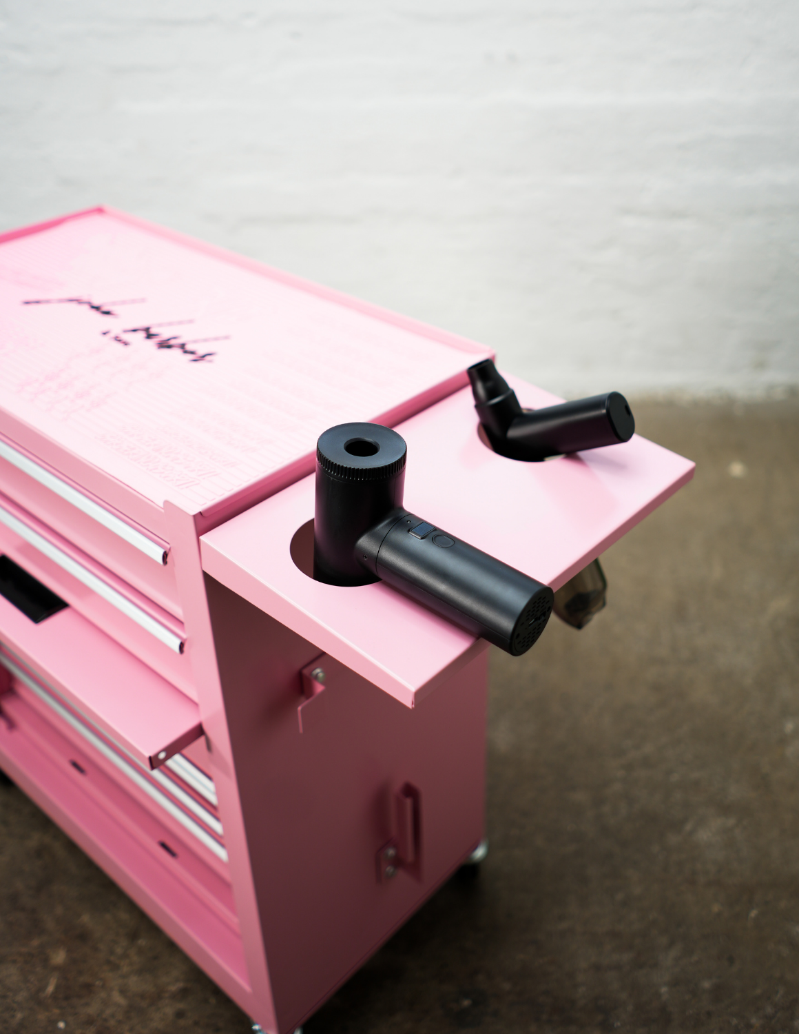 BARBER TROLLEY PRO – Carrello mobile in diversi colori – Disinfezione UV – Carrello da barbiere