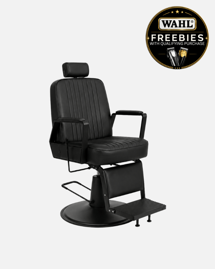 Sedia da Barbiere Unisex Plain Schwarz ALL BLACK