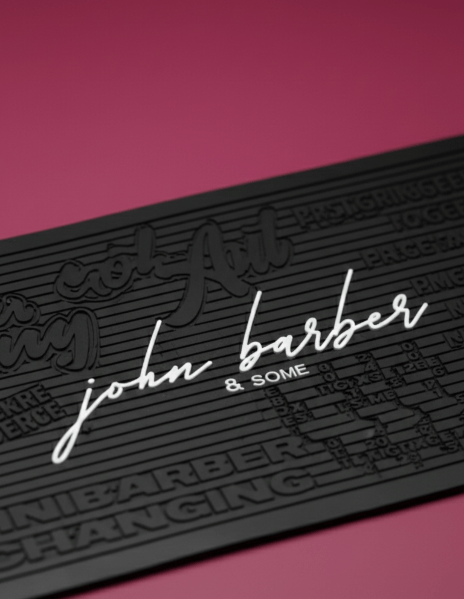 Stationsmatte Barber Silikon Matte