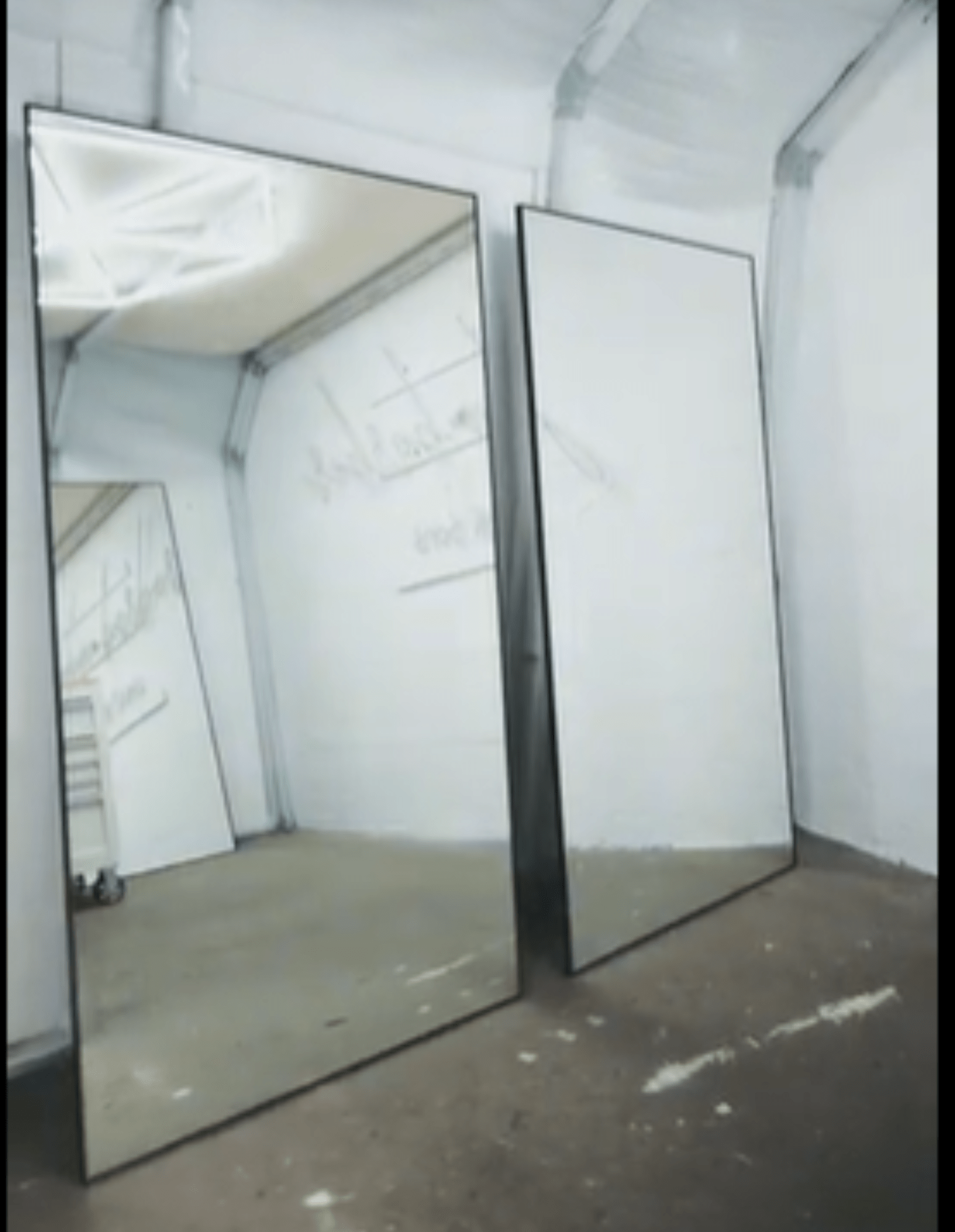 Barber Spiegel LED 200x120 cm für Barbershop und Friseursalon