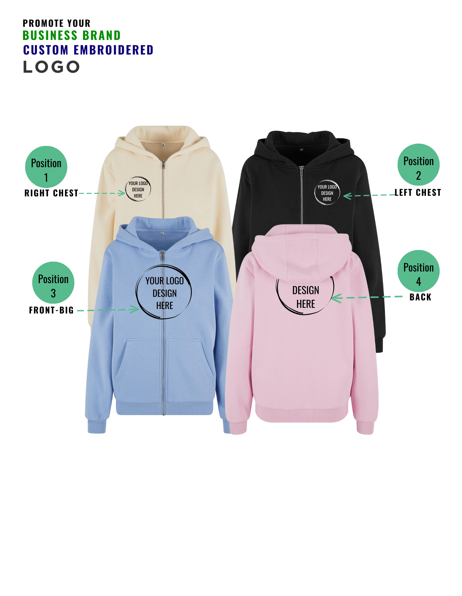 Prevelika majica s kapuljačom u "ispranom kiselinom" stilu s vašim logom