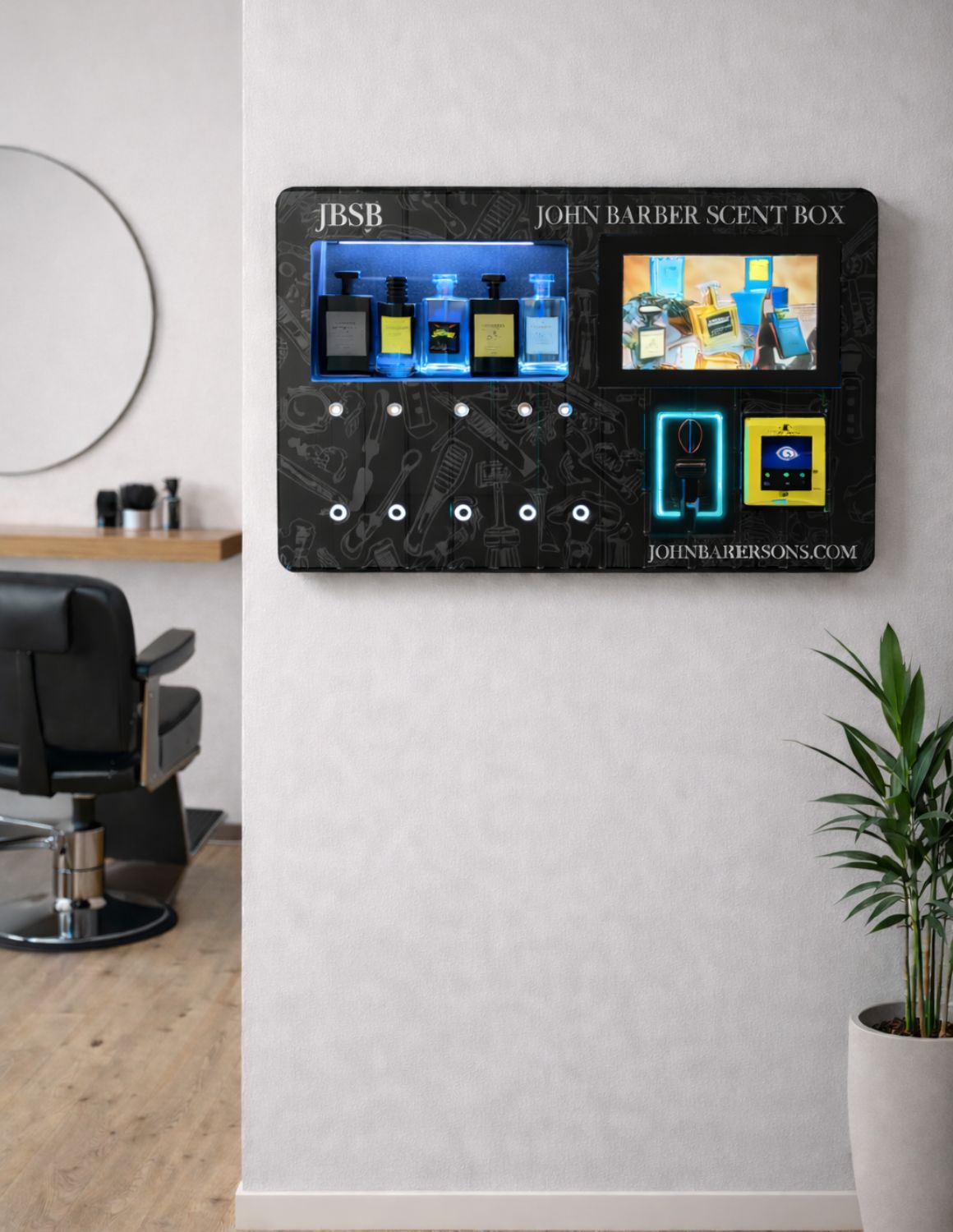 John Barber Scent Box Parfüm Automat Verkaufsautomat