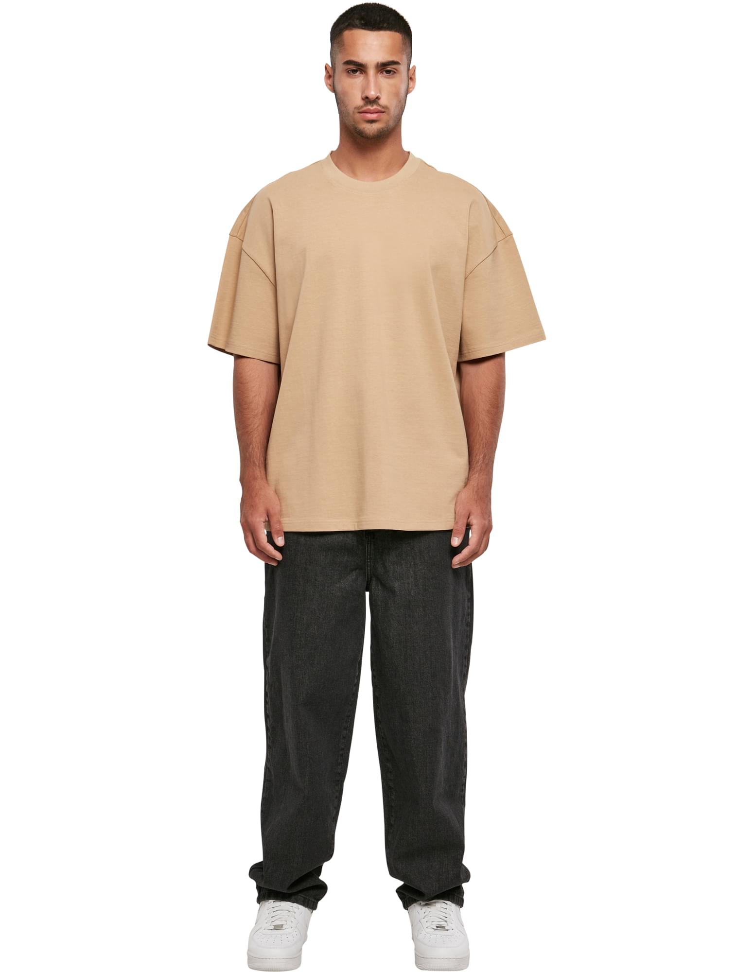 Vrhunska predimenzionirana pamučna majica s vašim logom